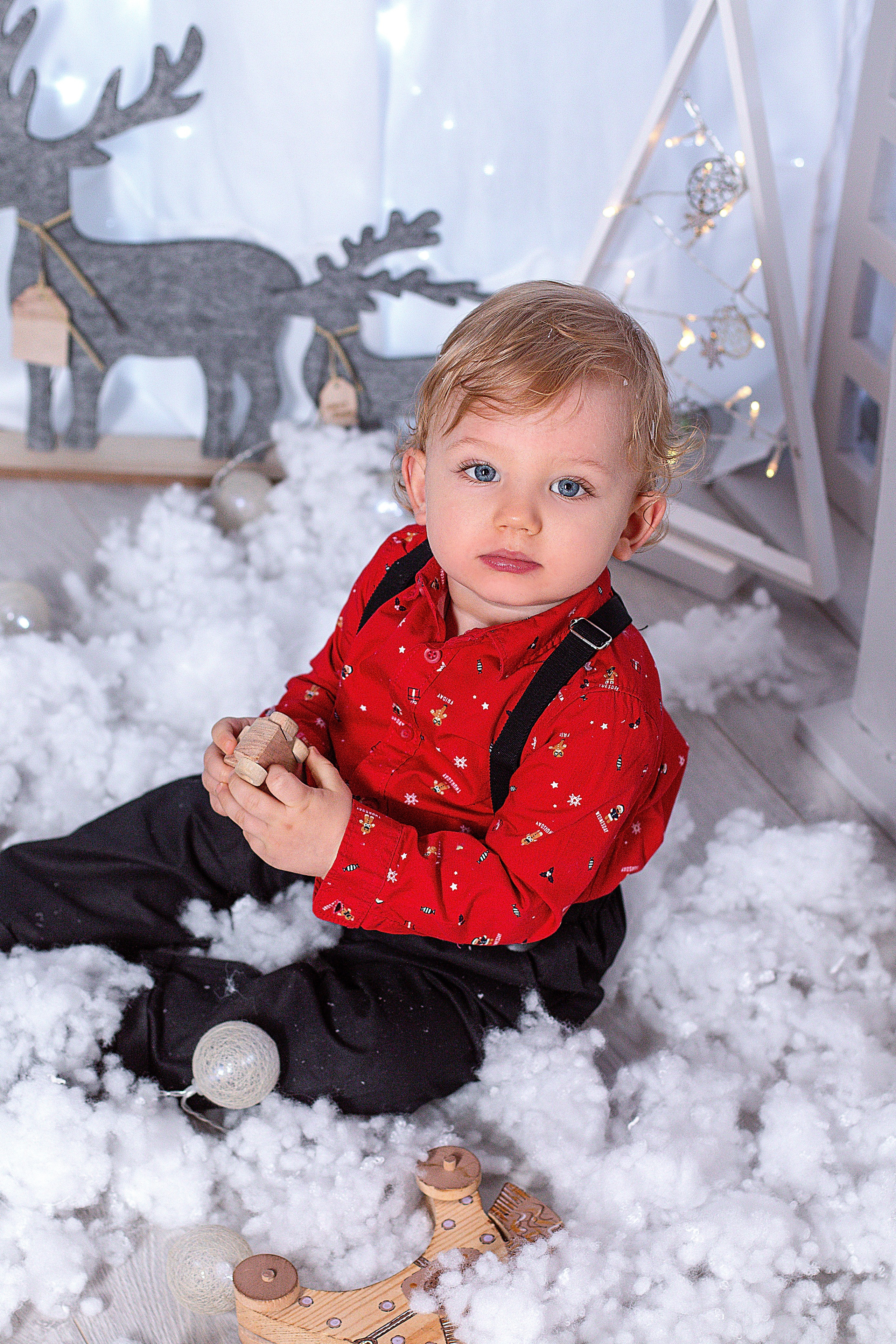Новый год в студии. Детский и семейный фотограф в г. Бельцы