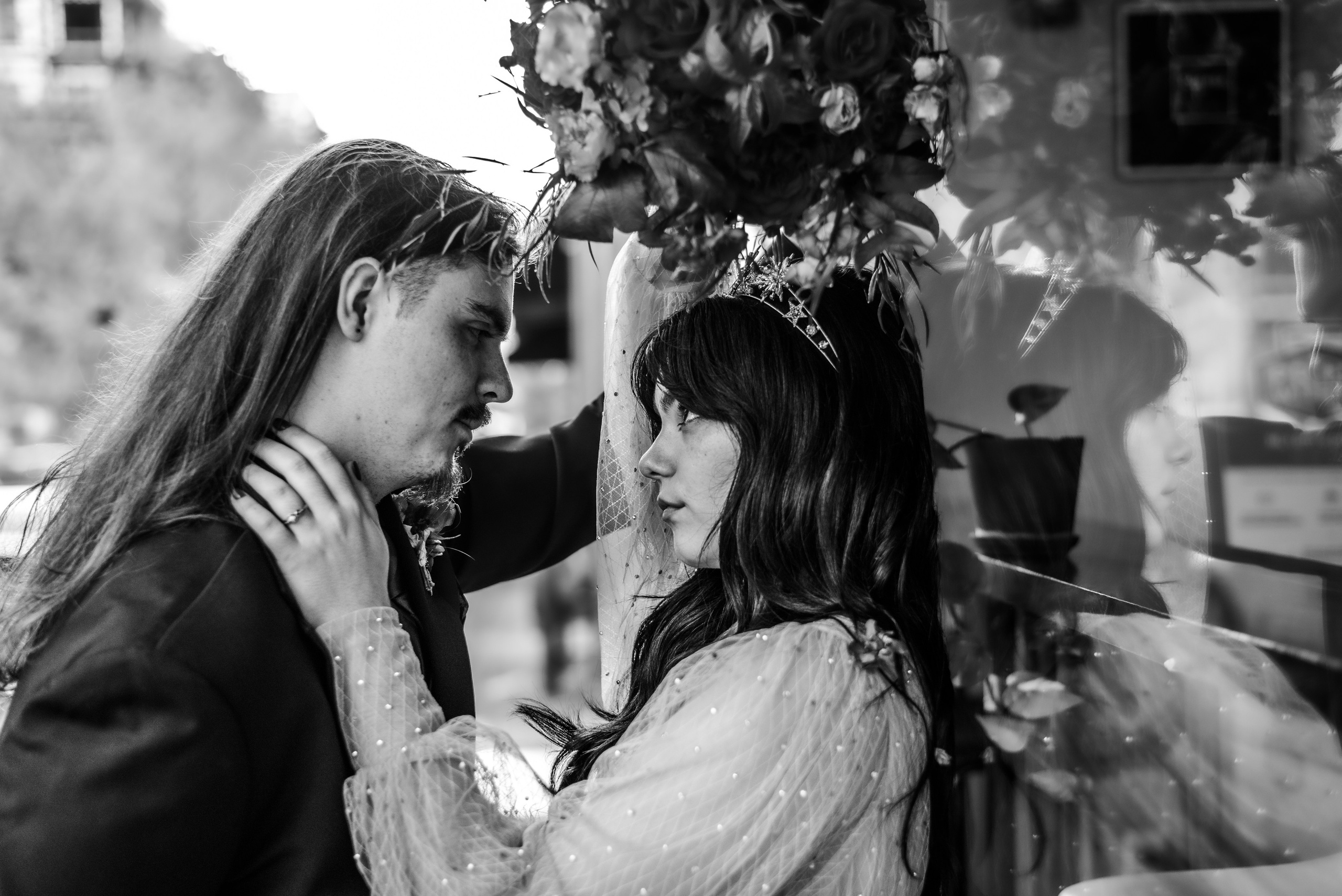 Bold & Dramatic Wedding at The Paper Mill on The Landing | Fort Wayne Wedding Photographer. Alexandria Danielle Photography | Fort Wayne & Indianapolis Wedding Photographer