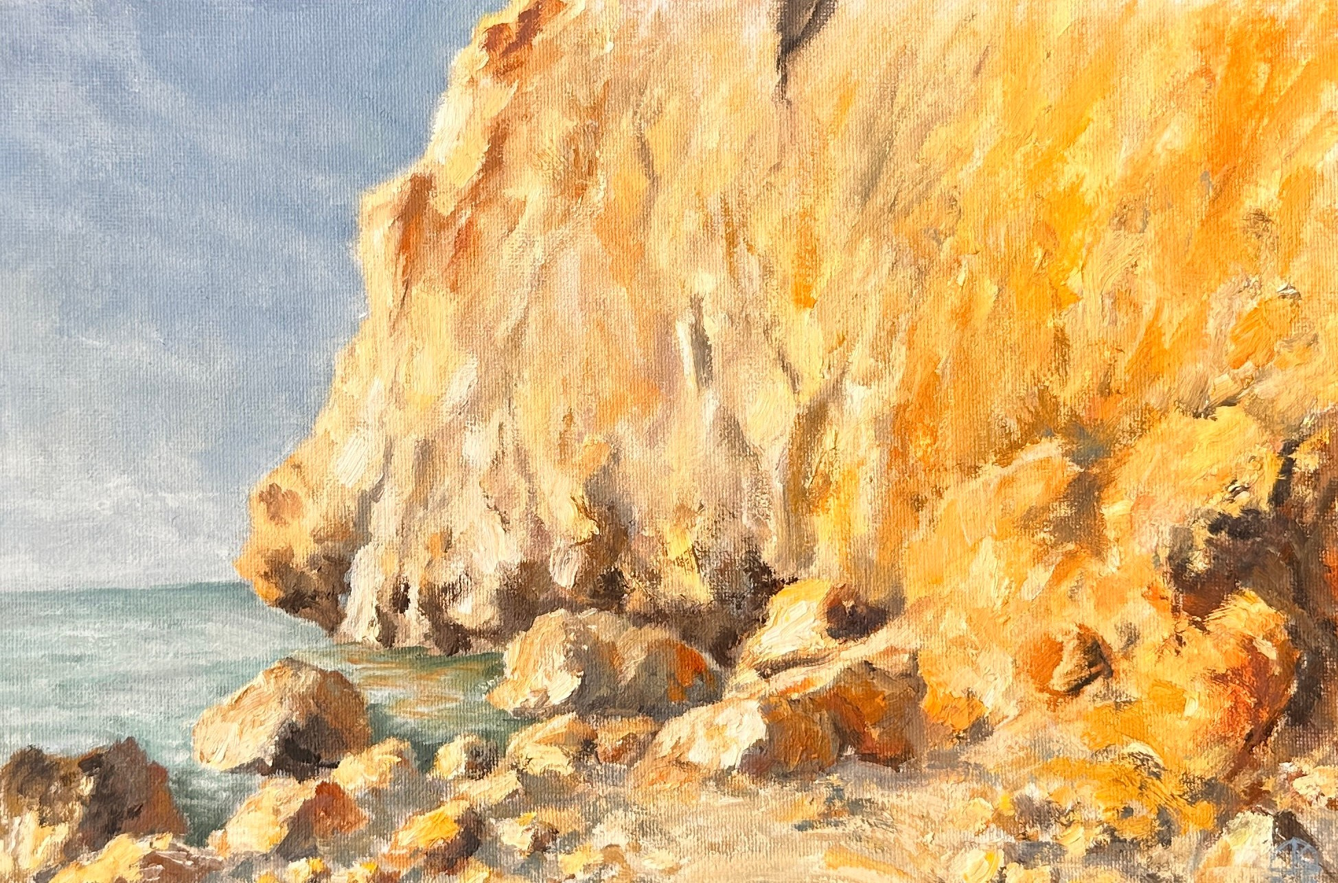 20 X 30, lienzo sobre cartón óleo