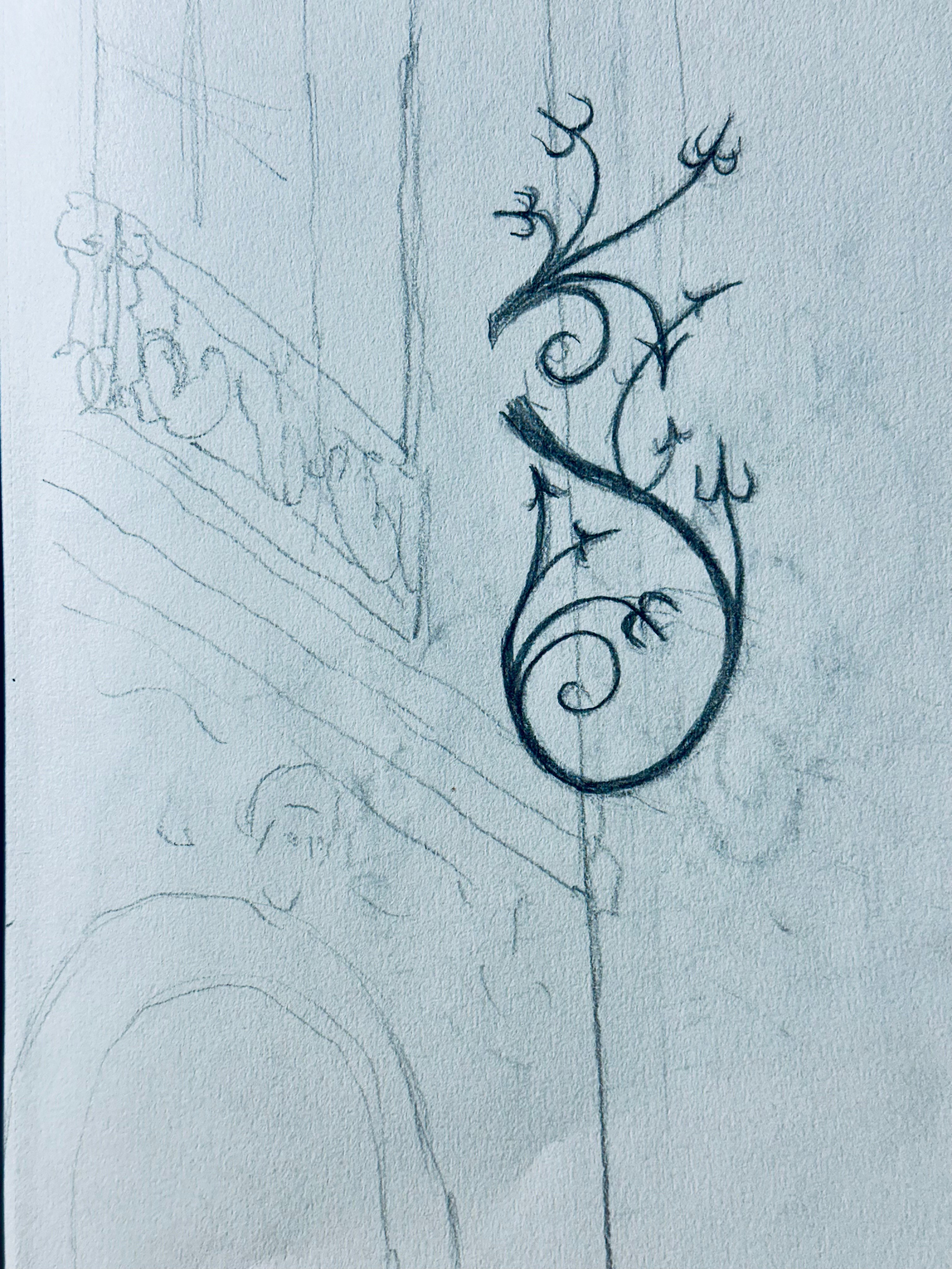 Sketches, Paris. Marina Antonova