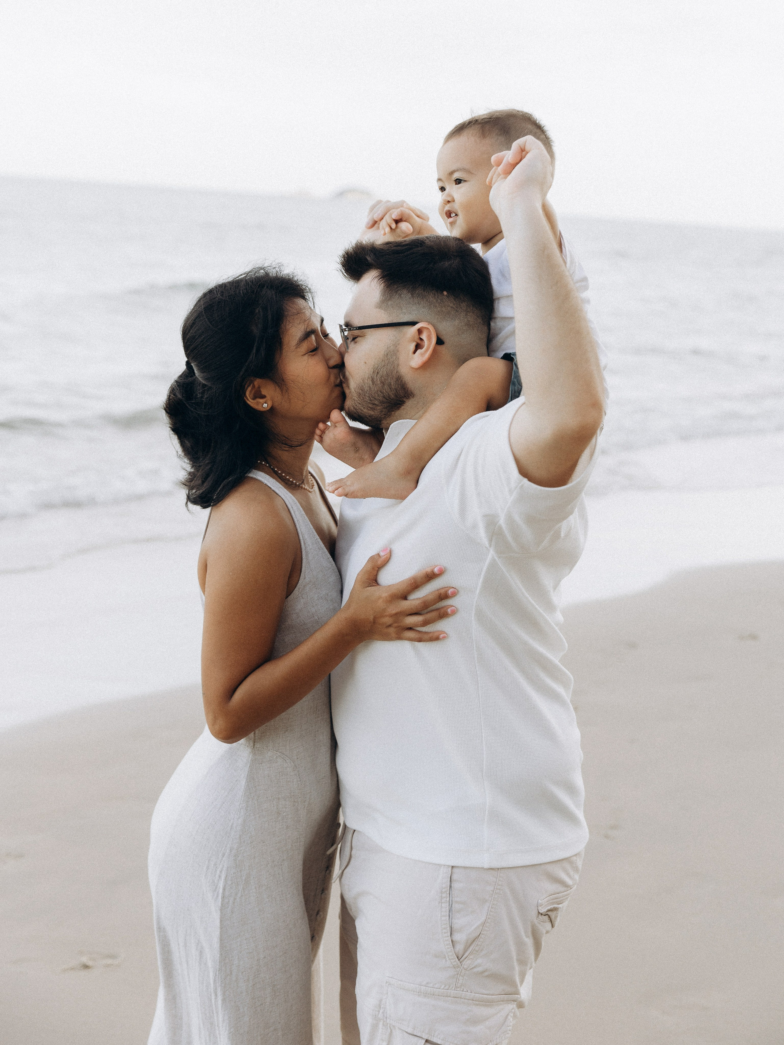 At the beach. Family and wedding photographer in Bangkok, Thailand