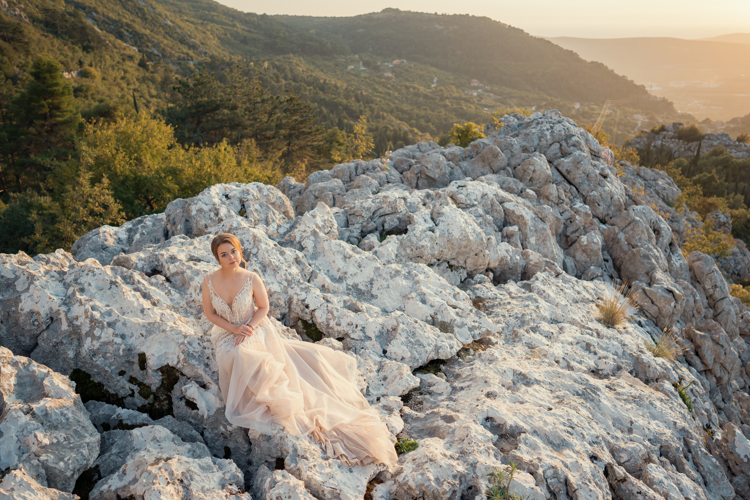 Bruiloft fotoshoot in Montenegro Perast van Dima en Kate