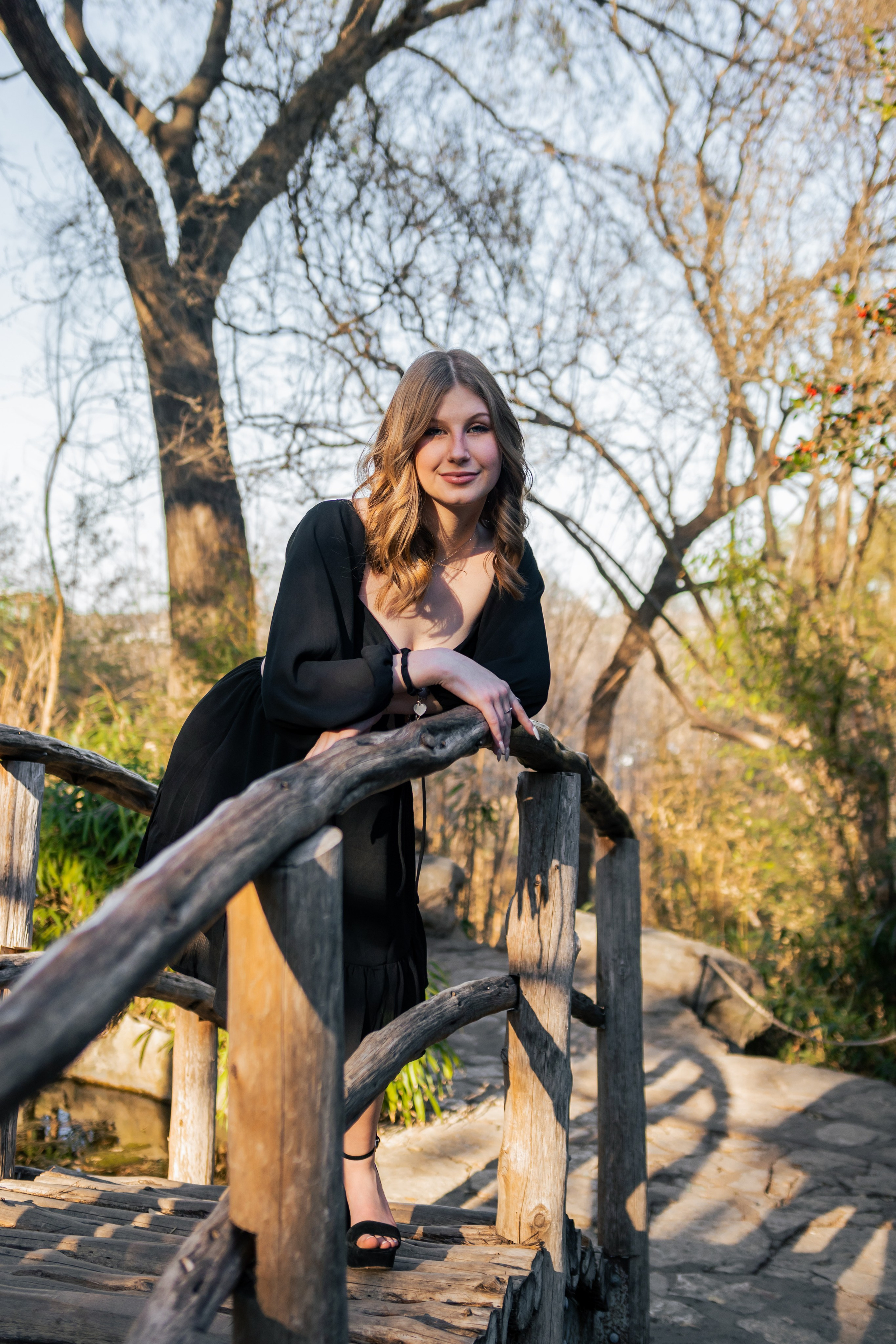 Raleigh’s graduation photoshoot at the Zilker Botanical Gardens
