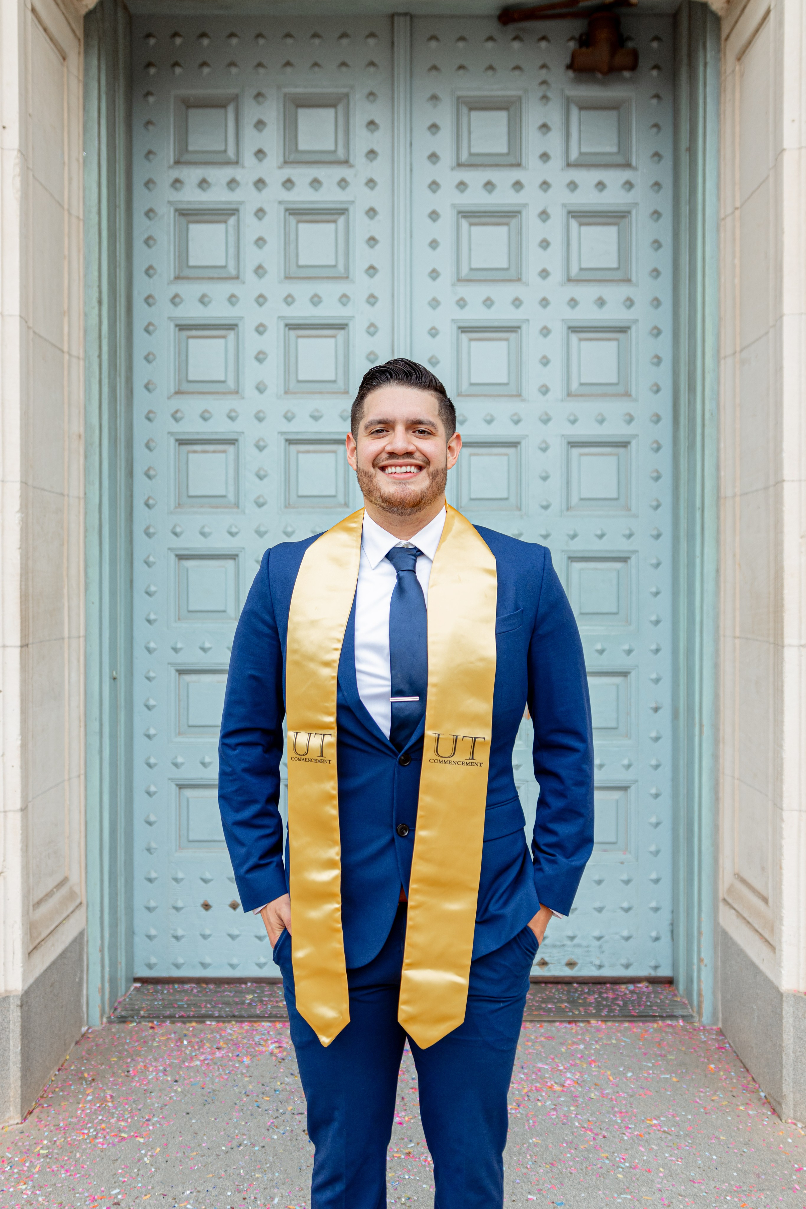 Pedro’s senior photoshoot at the University of Texas Austin