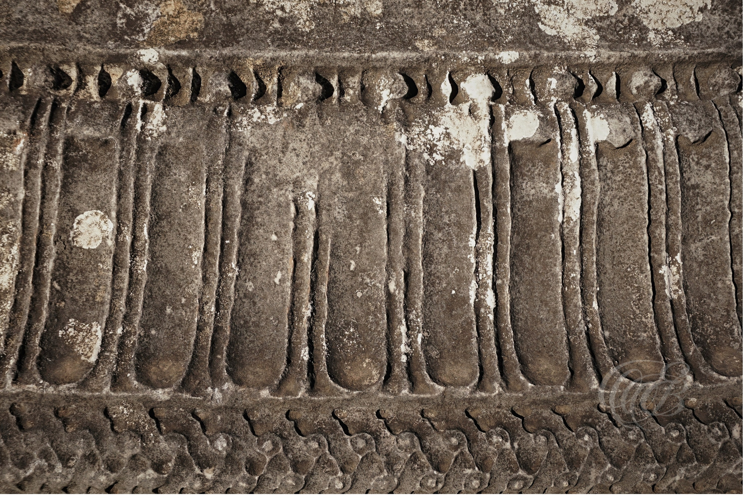 Rome Italy — The Appian Way Piece of a Column — Eduardo Bartoli Fine Art Photography — Photograph of a fragment of an ancient column along the Appian Way, Rome, Italy — photography by Eduardo Bartoli.