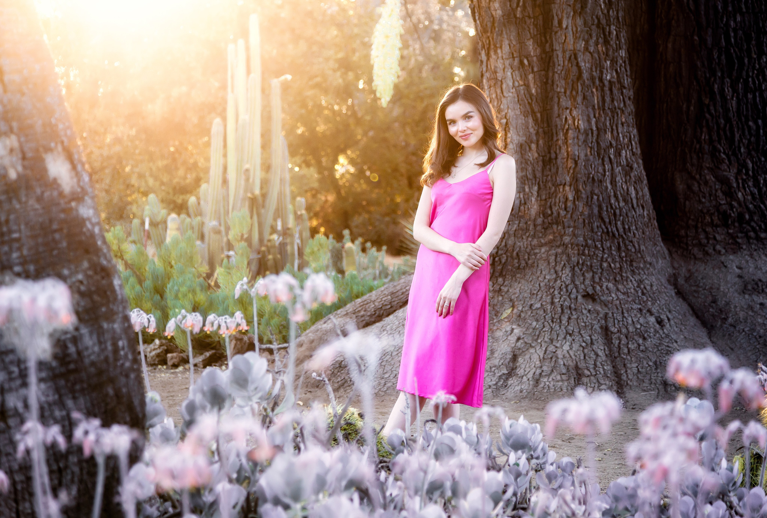Cactus Garden. Los Angeles portrait photographer Valeria Kasatkina
