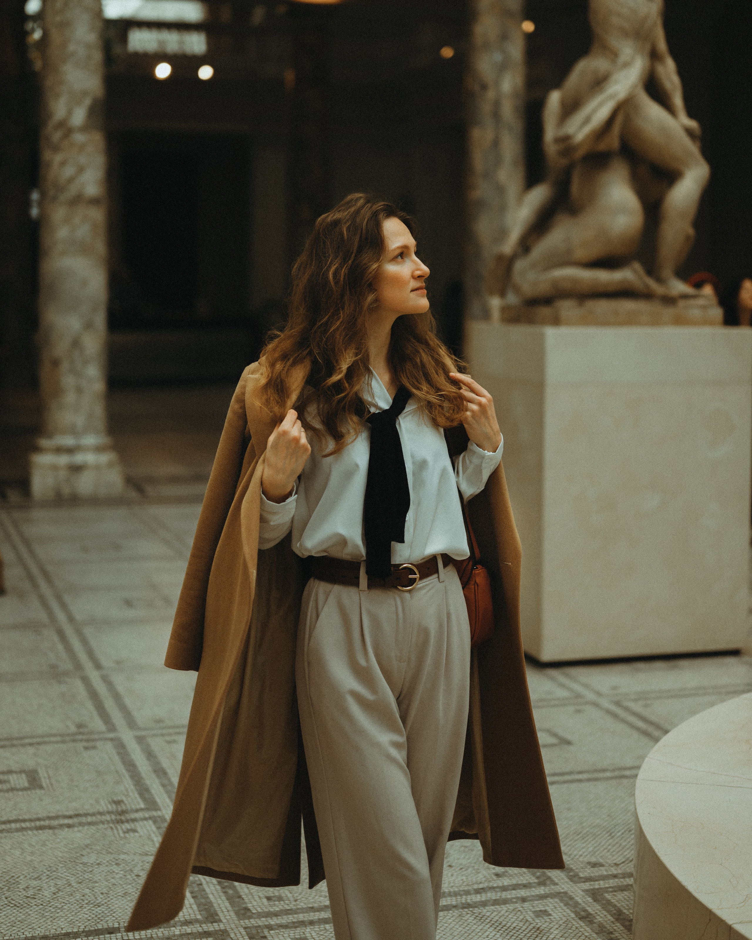 Natural History Museum photoshoot in Dark Academia style. Moth & Moss Photography