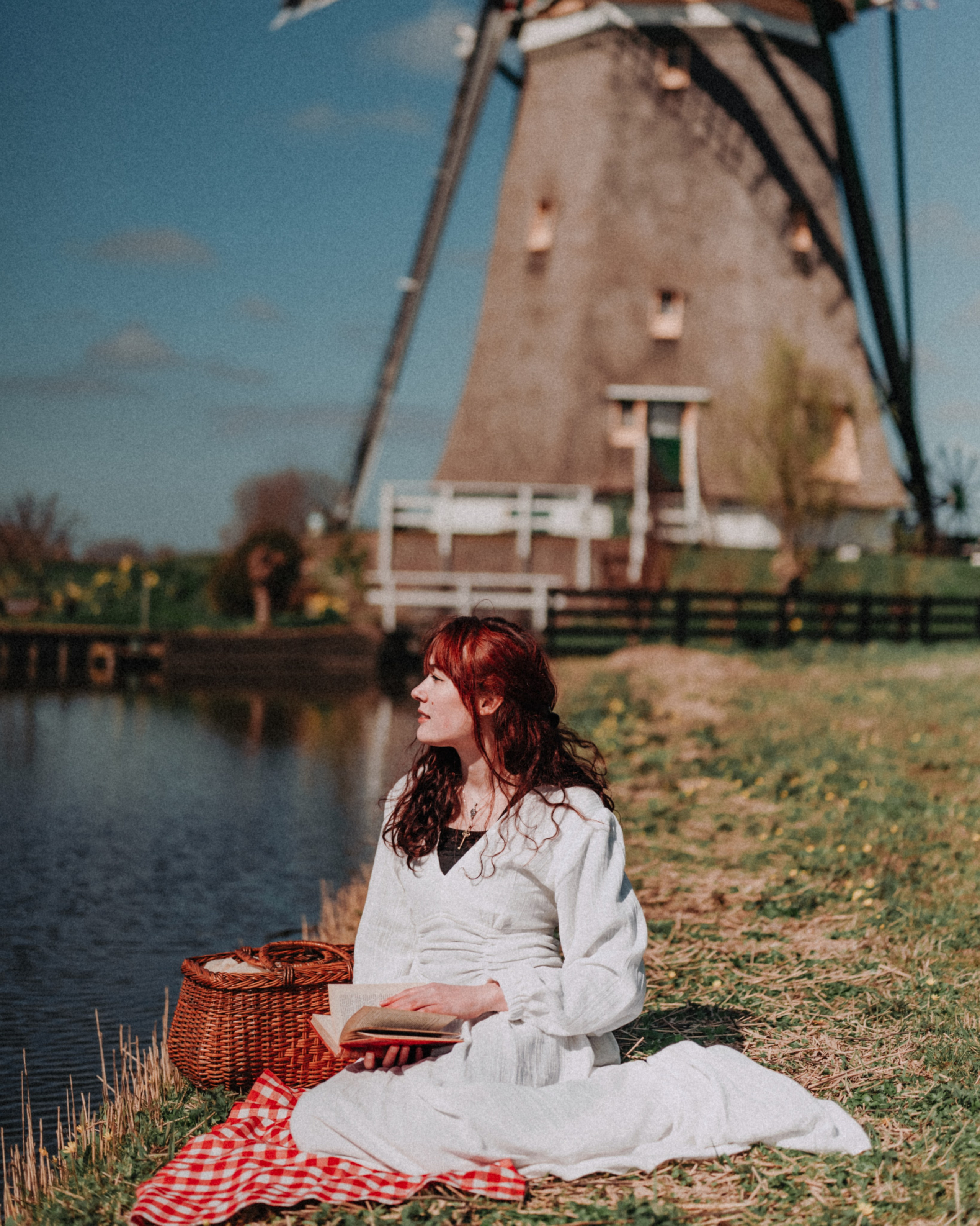 Outdoor Photoshoot with Windmills. Moth & Moss Photography