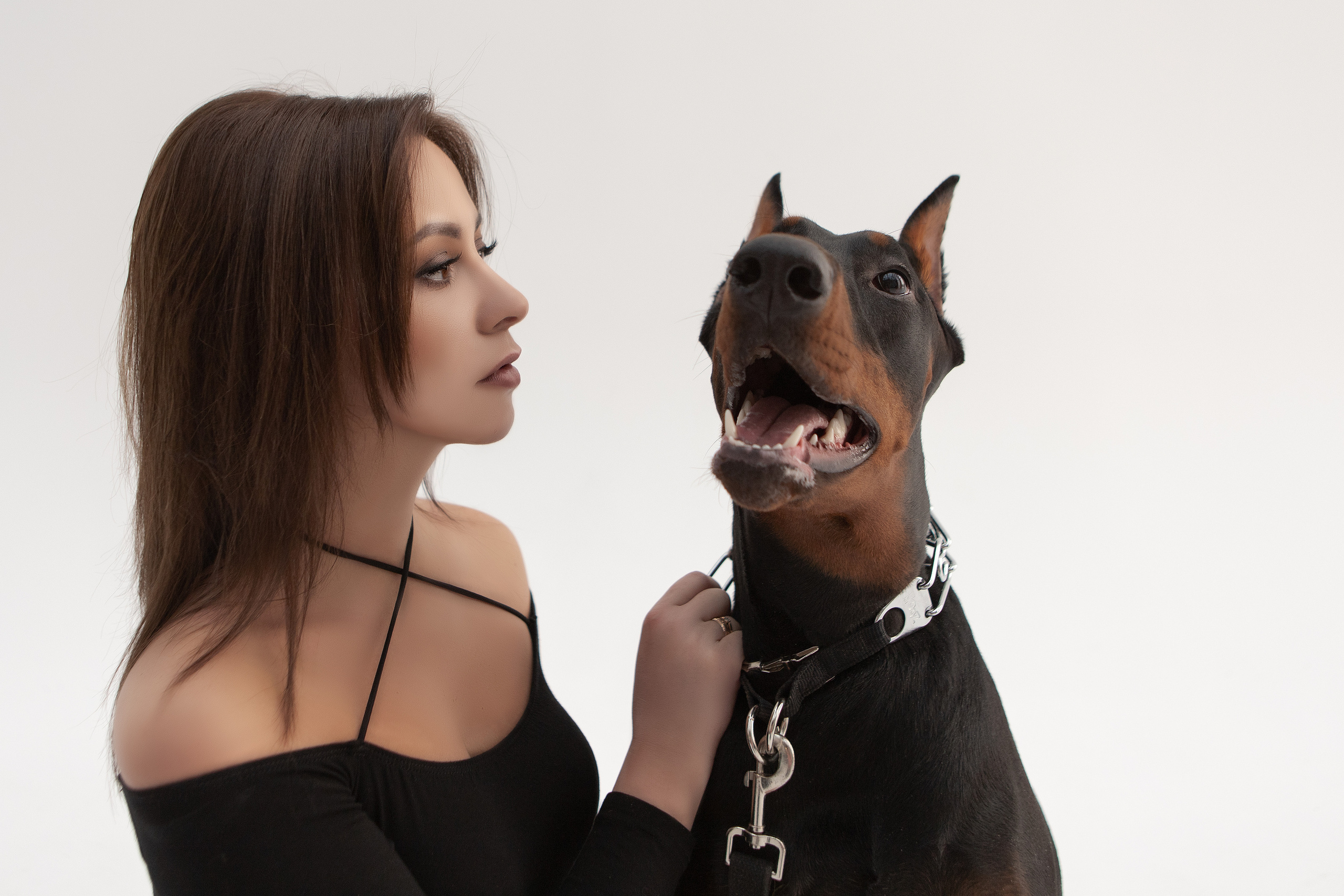 Фотосессия с доберманом. Свадебный и семейный фотограф Жанна Руденко