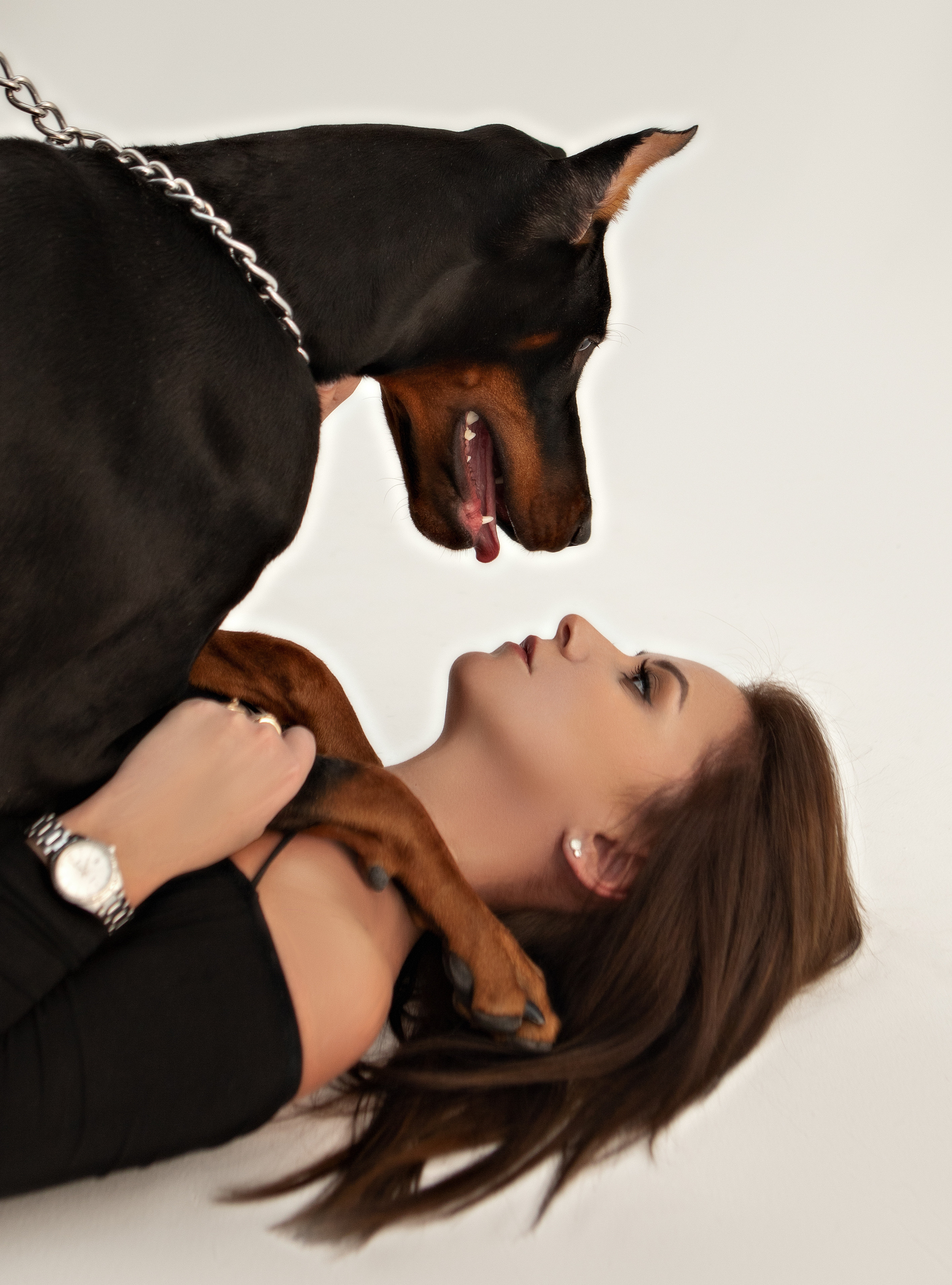 Фотосессия с доберманом. Свадебный и семейный фотограф Жанна Руденко