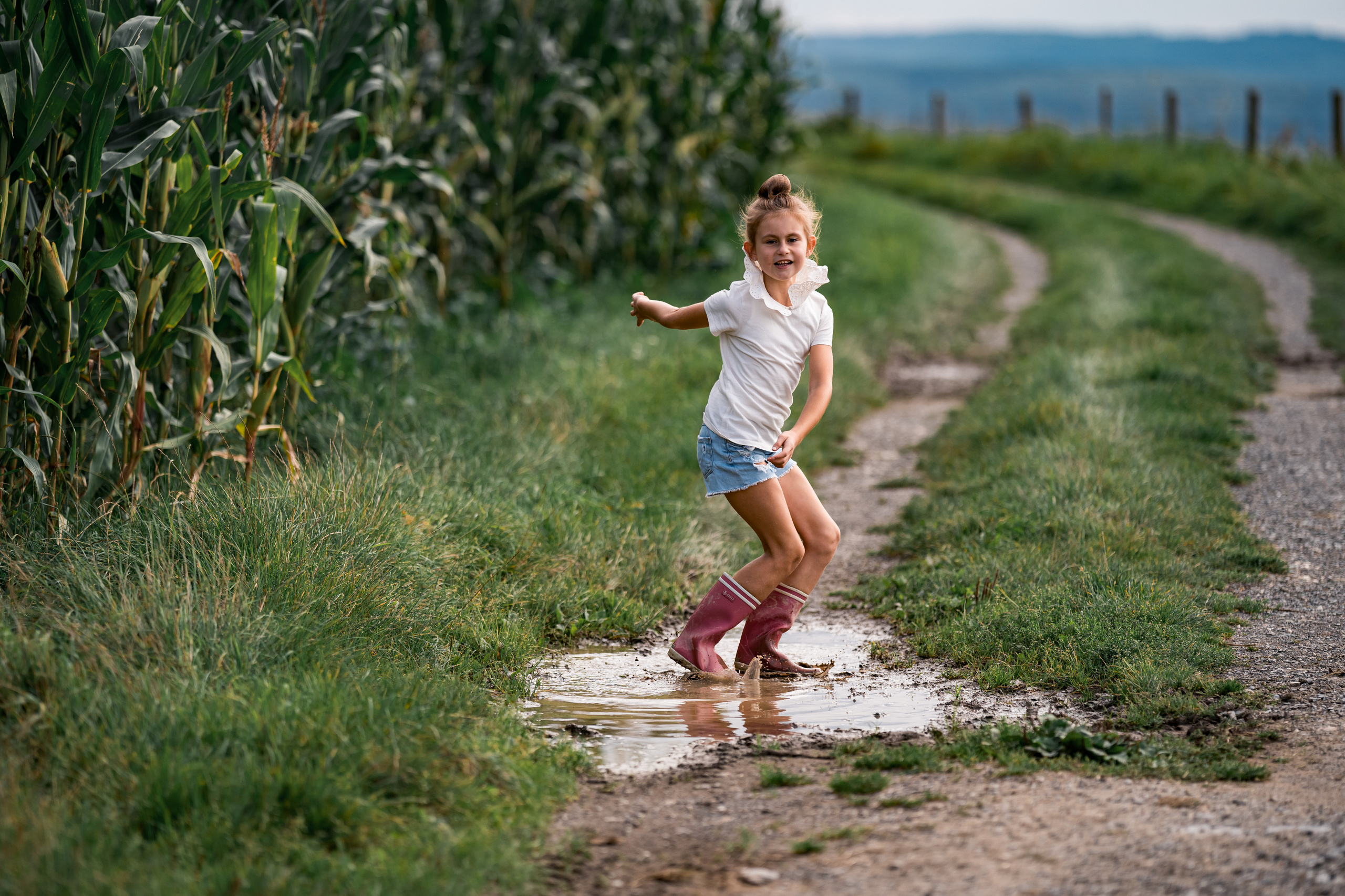 Кукурузные поля. Семейный, детский и женский фотограф в Германии, Трире