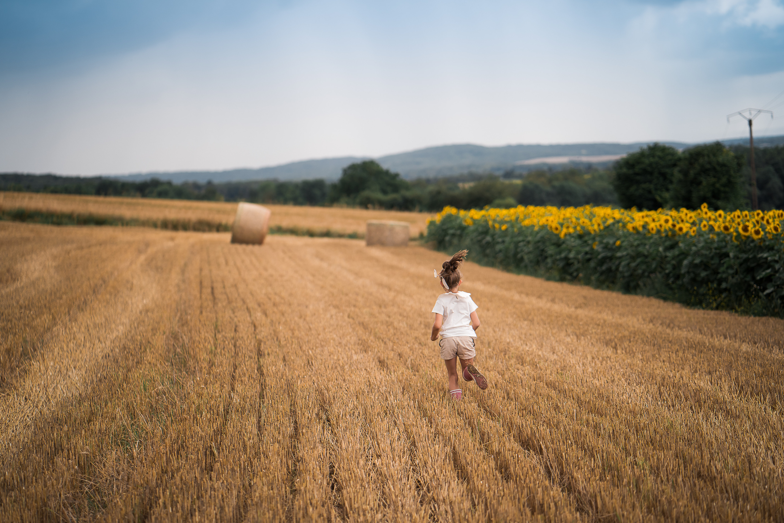 Sonnenblumen. Familien, Lifestyle und Portrait Fotografin in Trier, Luxembourg