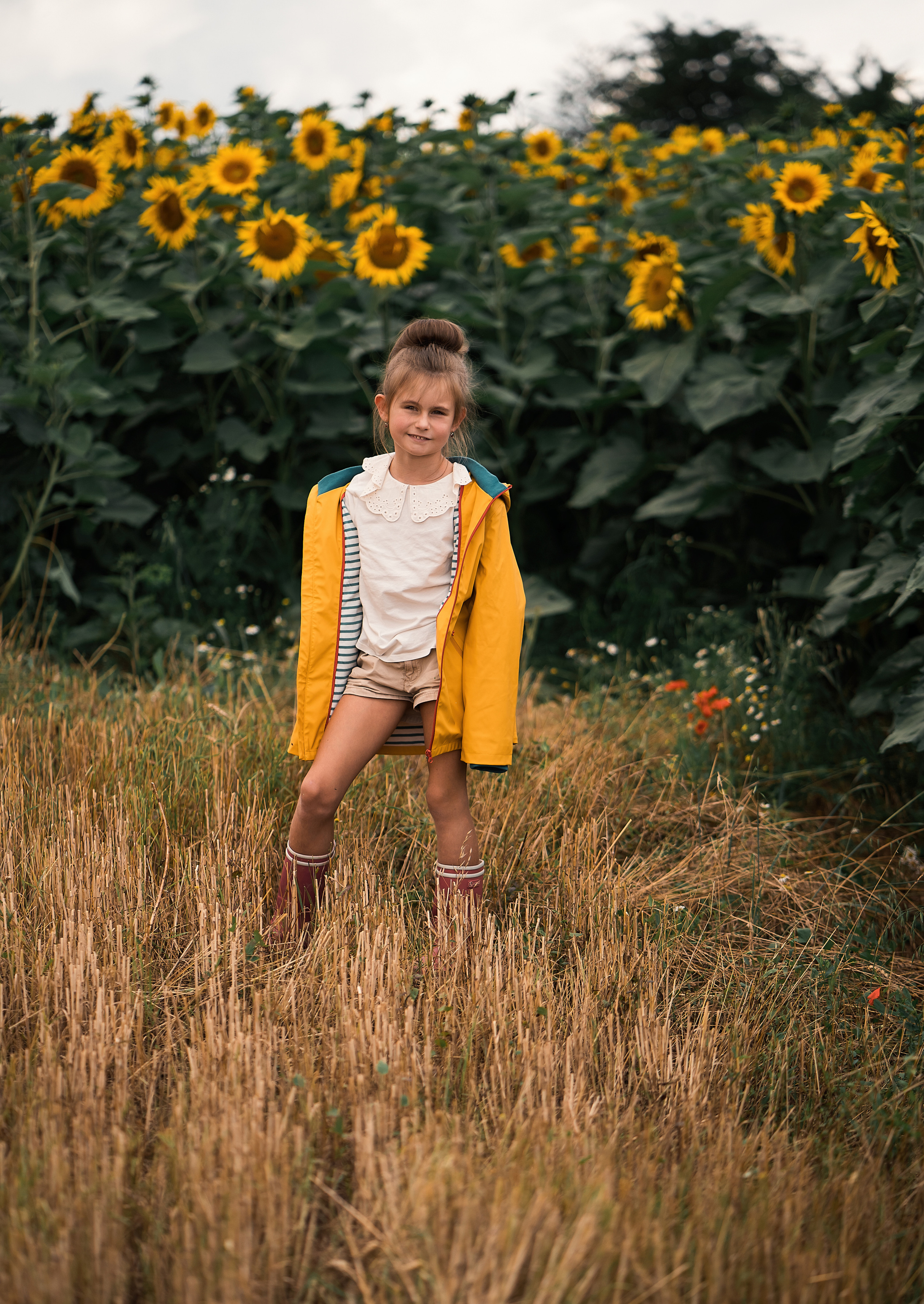 Sonnenblumen. Familien, Lifestyle und Portrait Fotografin in Trier, Luxembourg