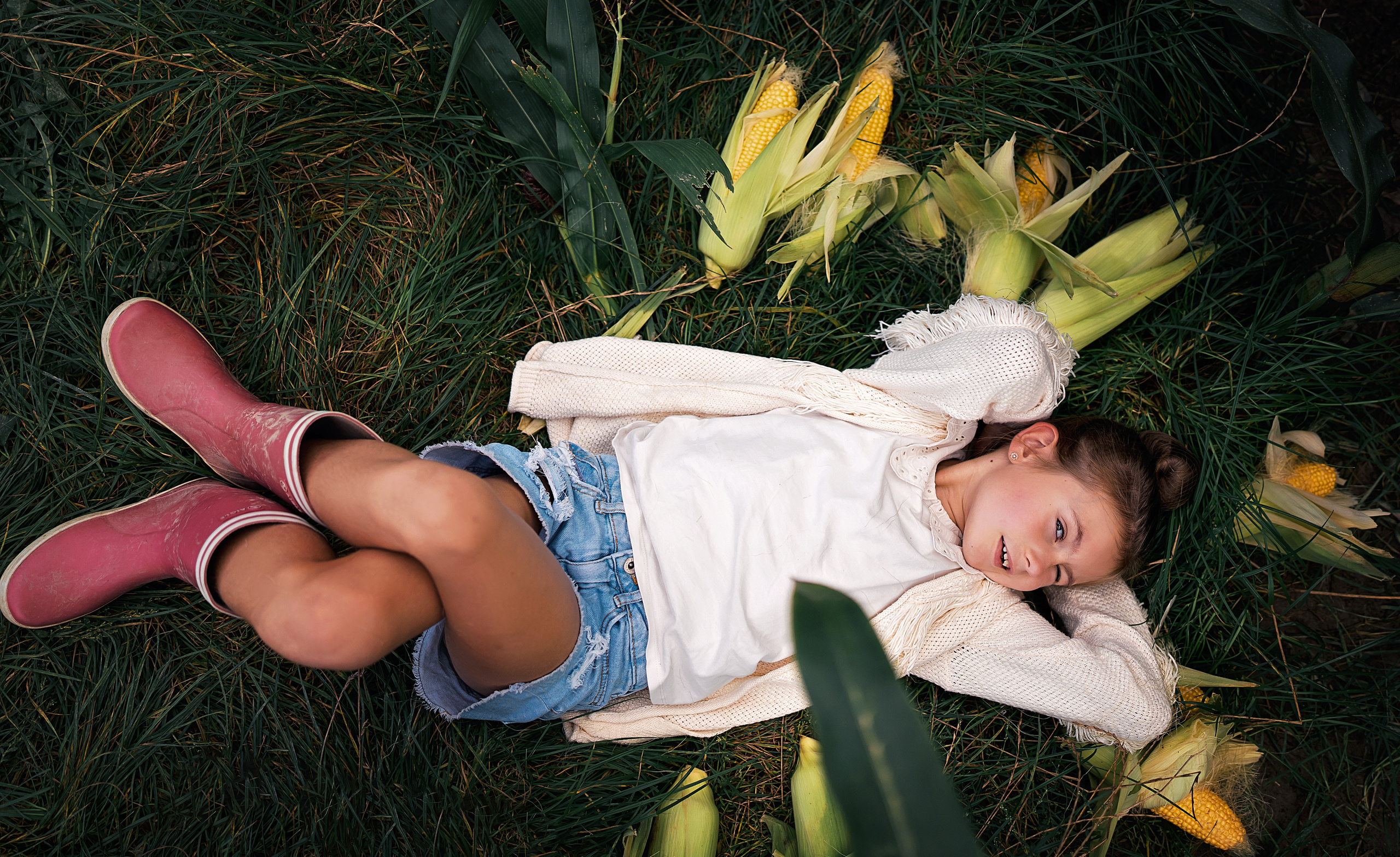 Кукурузные поля. Семейный, детский и женский фотограф в Германии, Трире