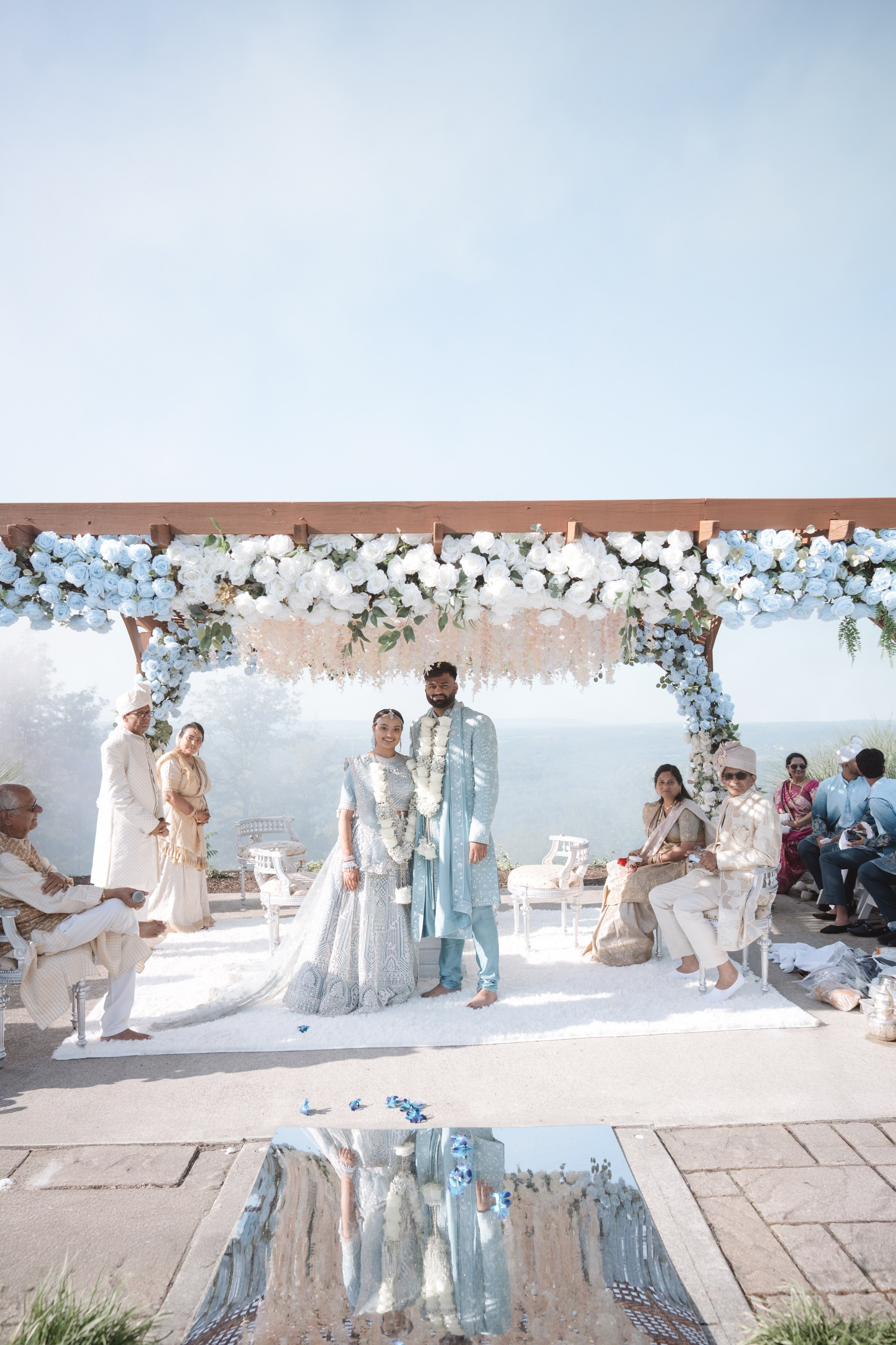 June 2025 — Zill and Raj’s traditional wedding. Portrait and wedding photographer in New York