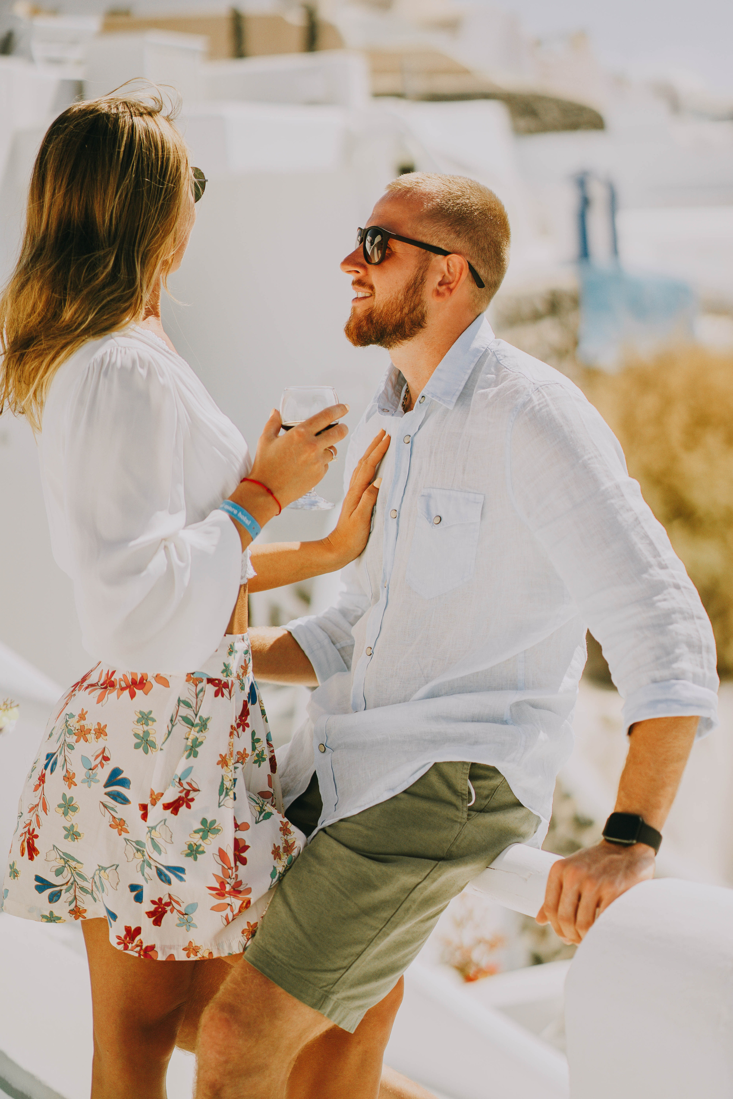 Love in Santorini. Фотограф в Греции на Родосе Александра Макиди