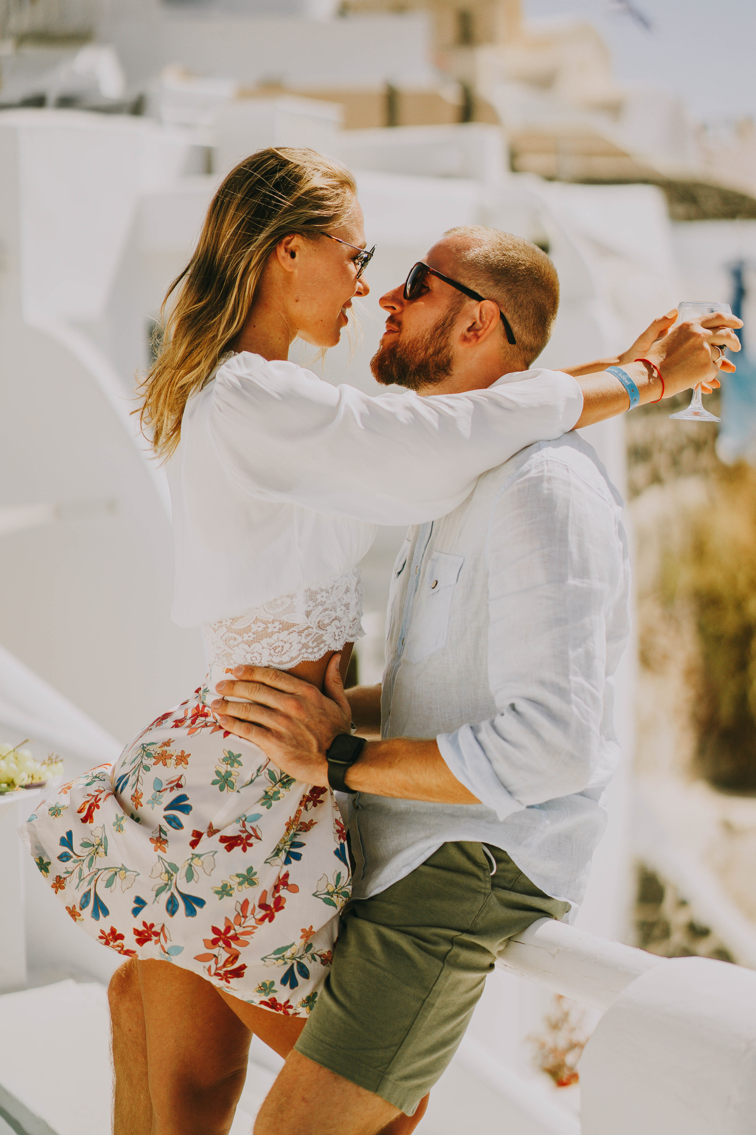 Love in Santorini. Фотограф в Греции на Родосе Александра Макиди