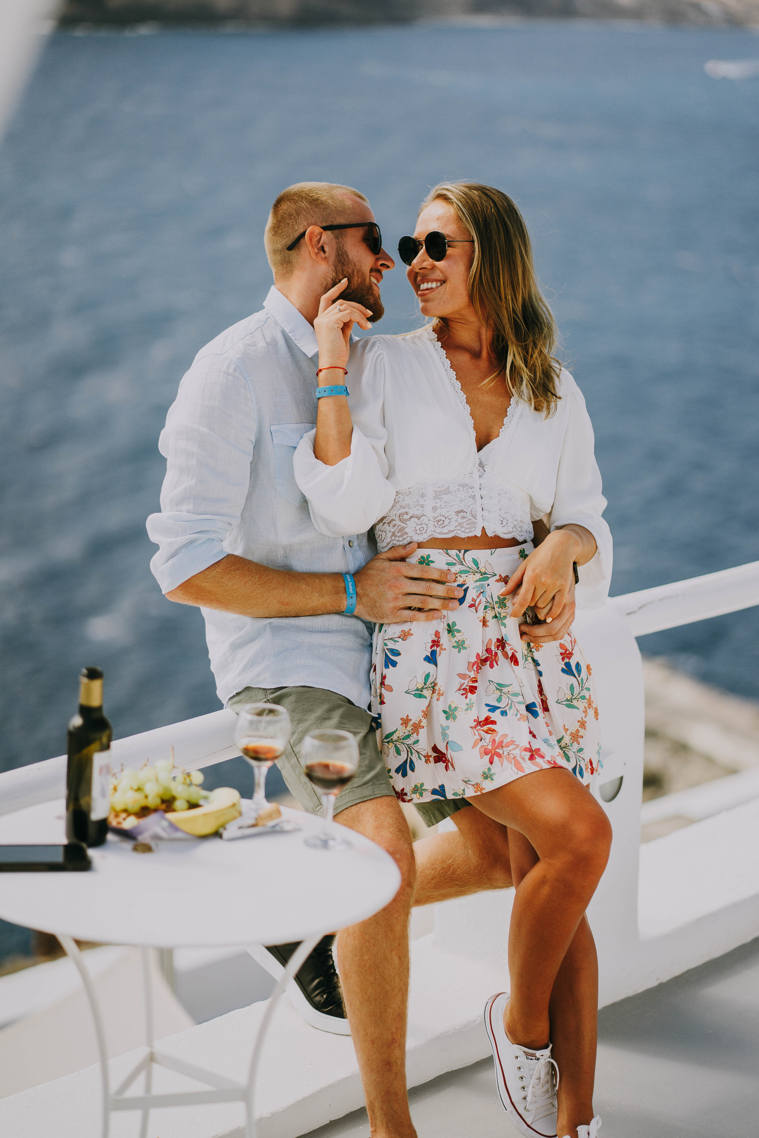 Love in Santorini. Фотограф в Греции на Родосе Александра Макиди