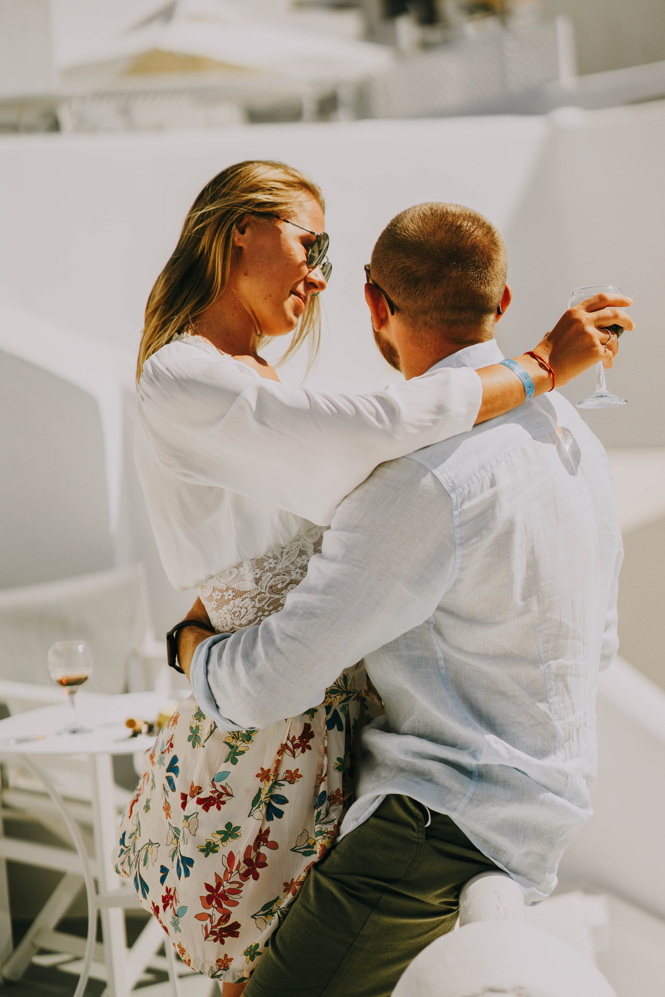 Love in Santorini. Фотограф в Греции на Родосе Александра Макиди