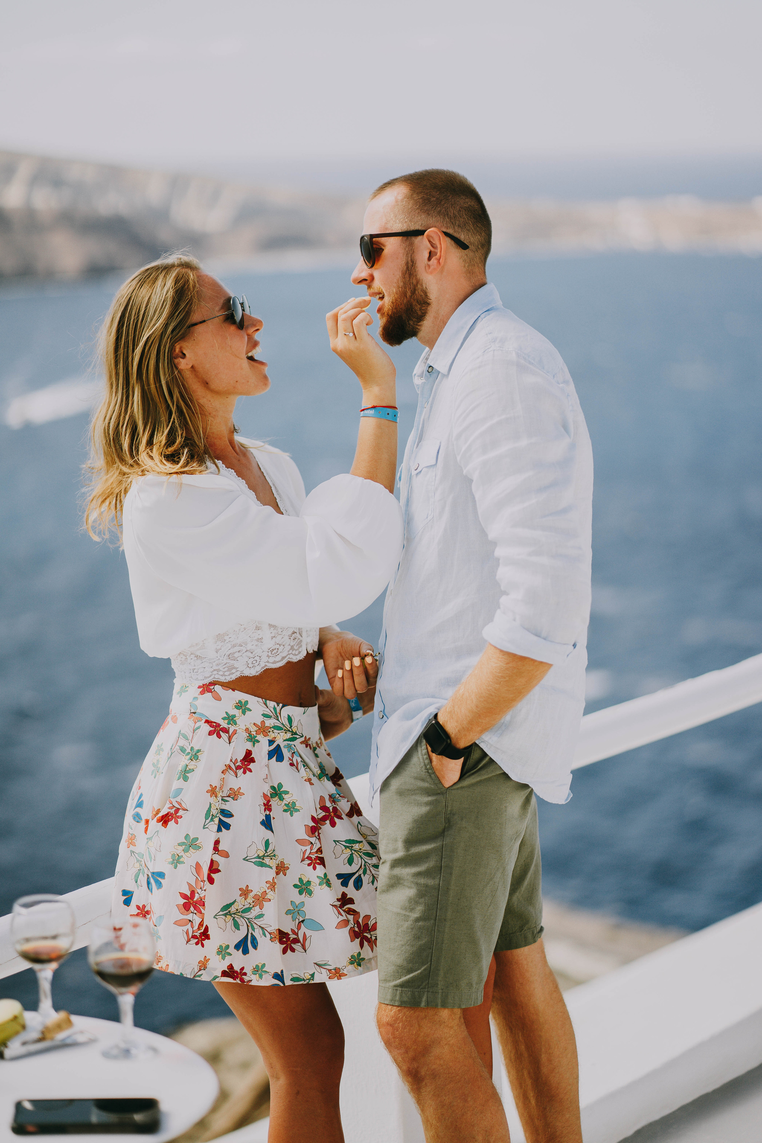 Love in Santorini. Фотограф в Греции на Родосе Александра Макиди