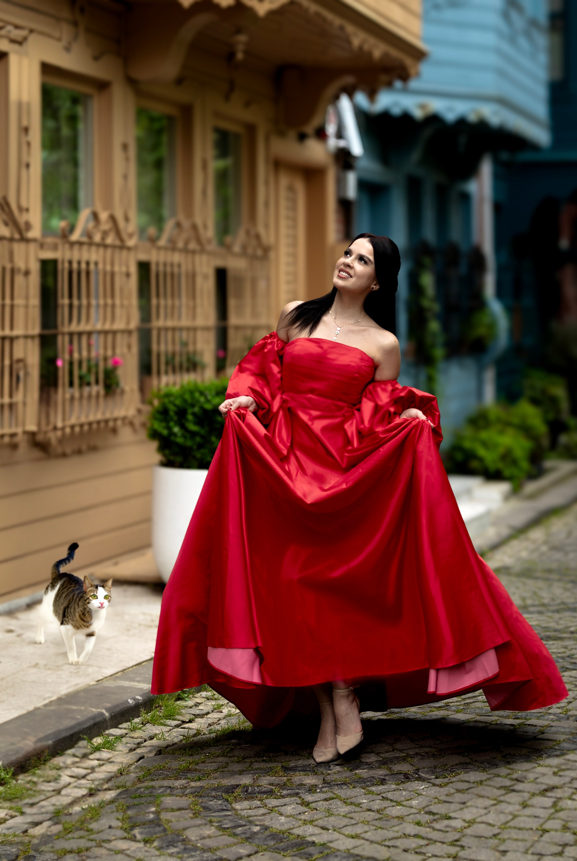 Long dresses shooting. Photographer in Munich