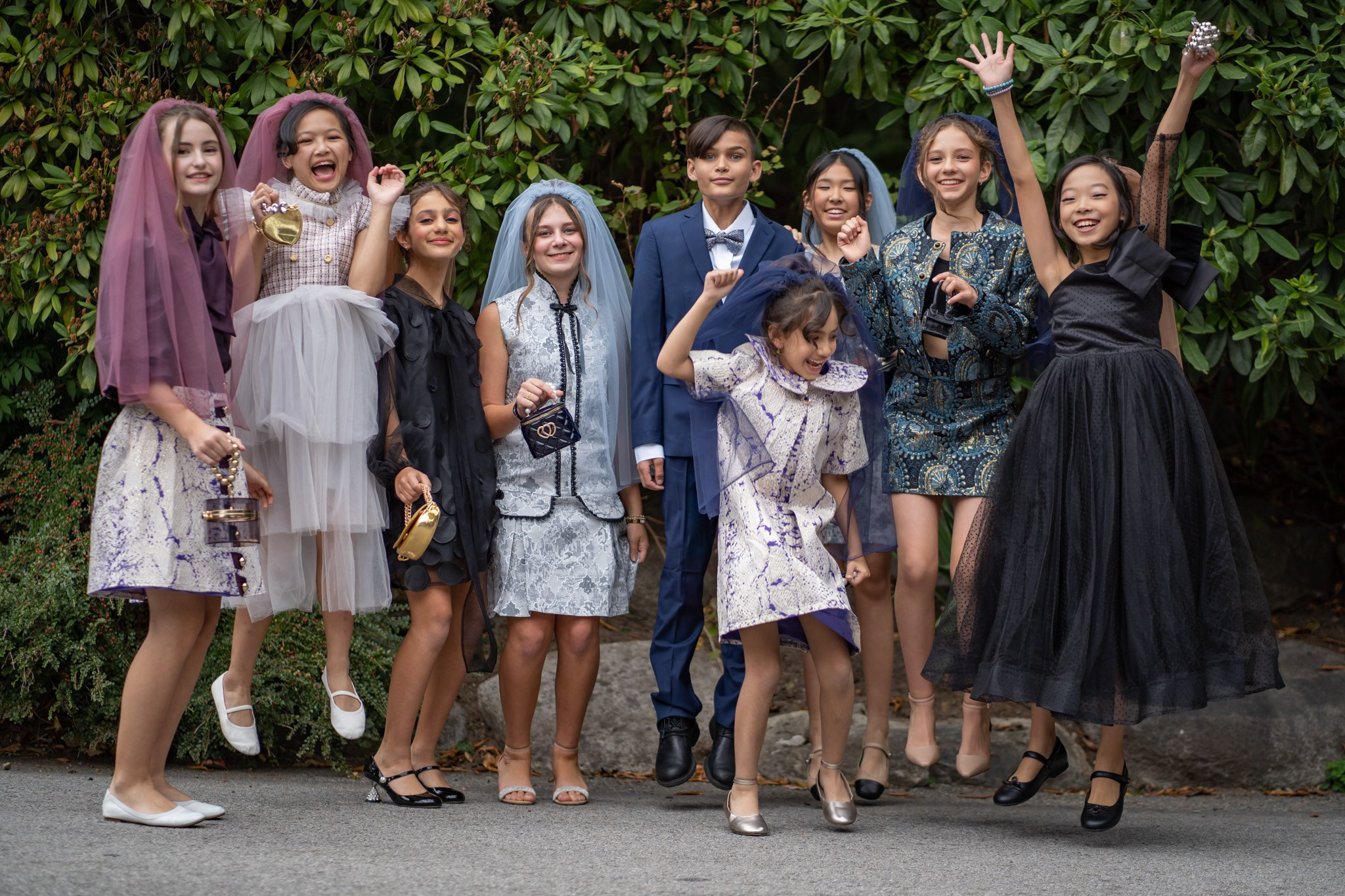 The blooms outdoor. Vancouver Kids Photographer