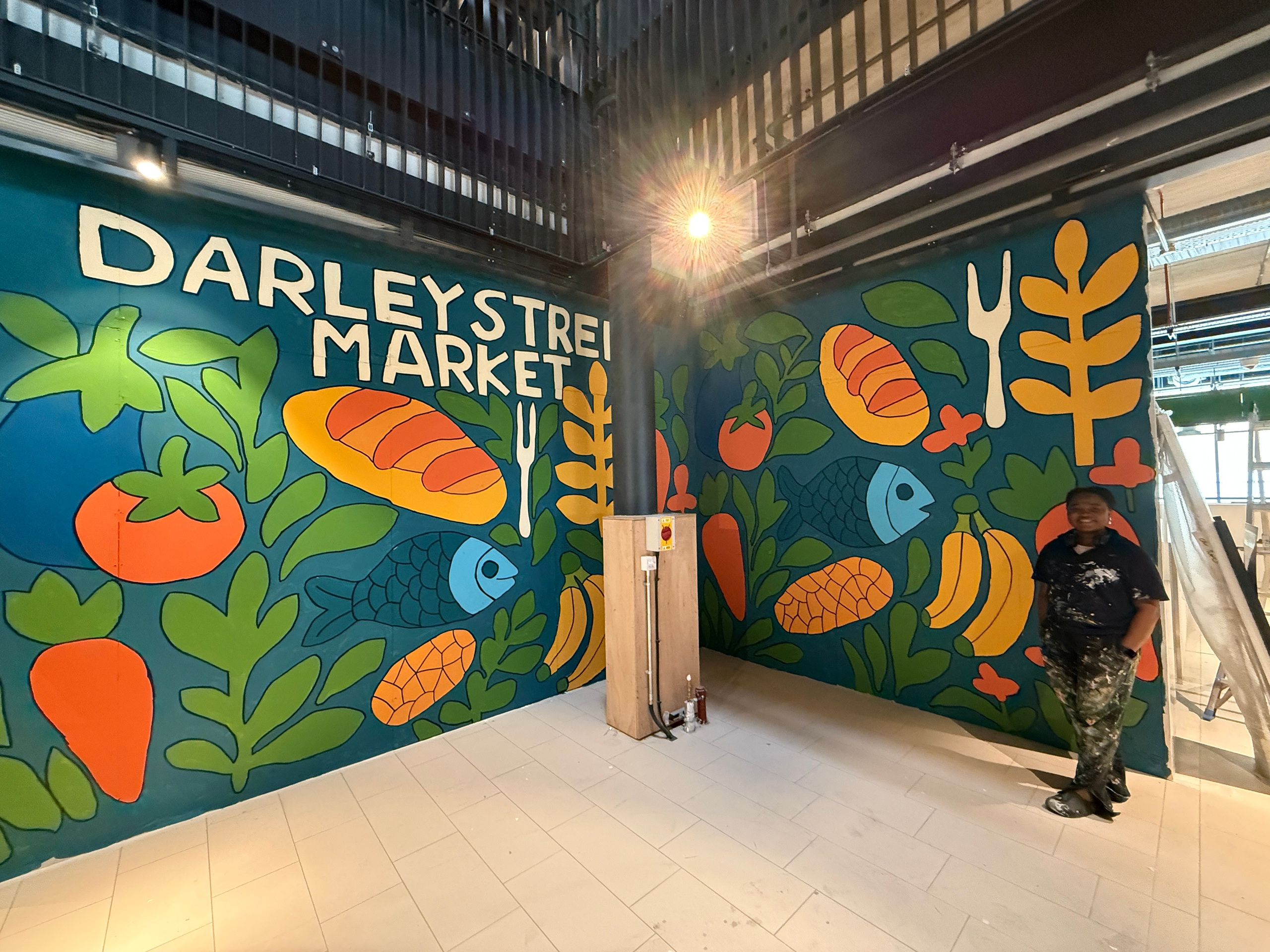 Darley Street Market Mural. Professional Portrait & Event Photographer in West Yorkshire, travels across UK