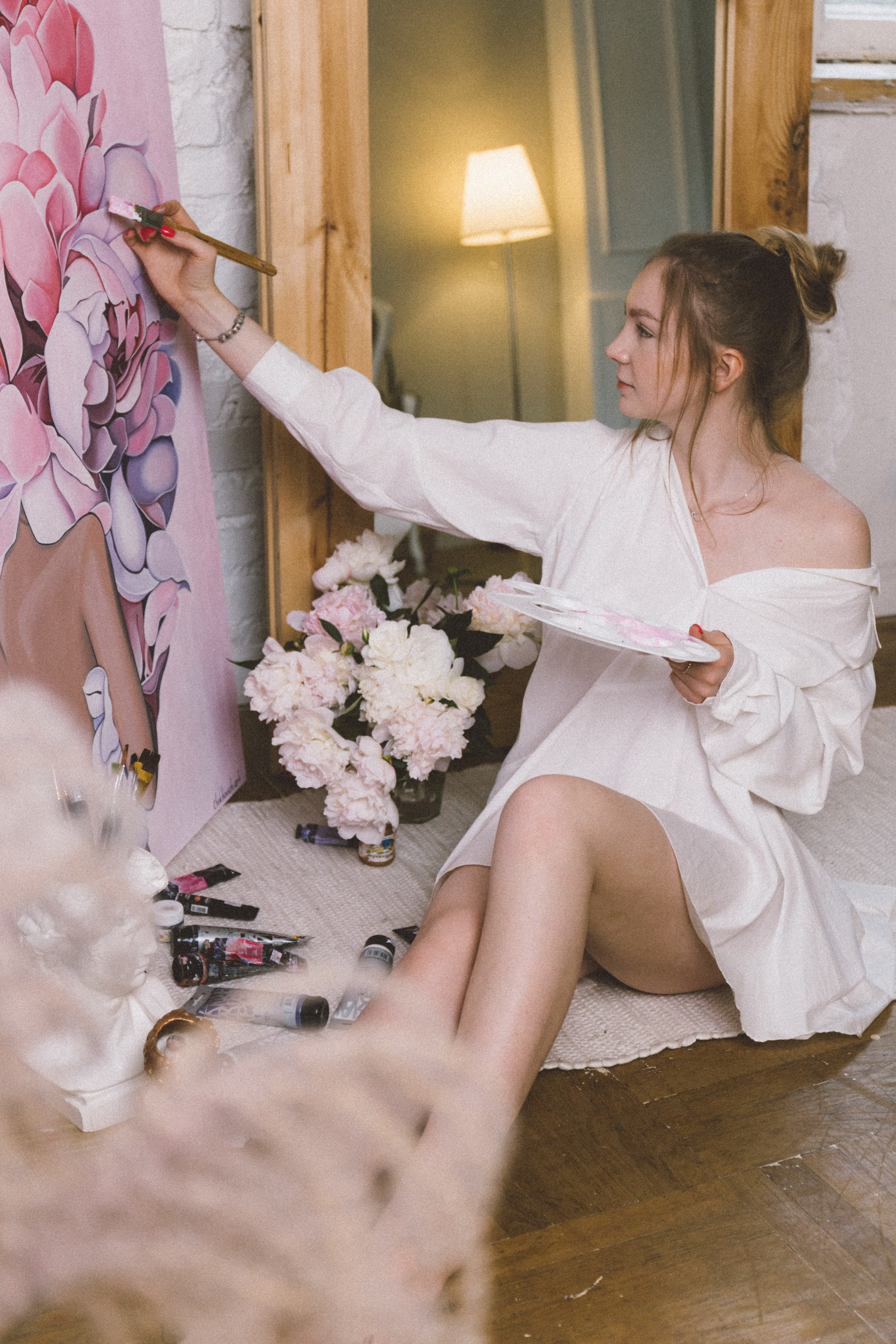 Алеся-фотосессия для художника. Фотограф Анна Кучерявая | Свадьбы и мероприятия в Дубае