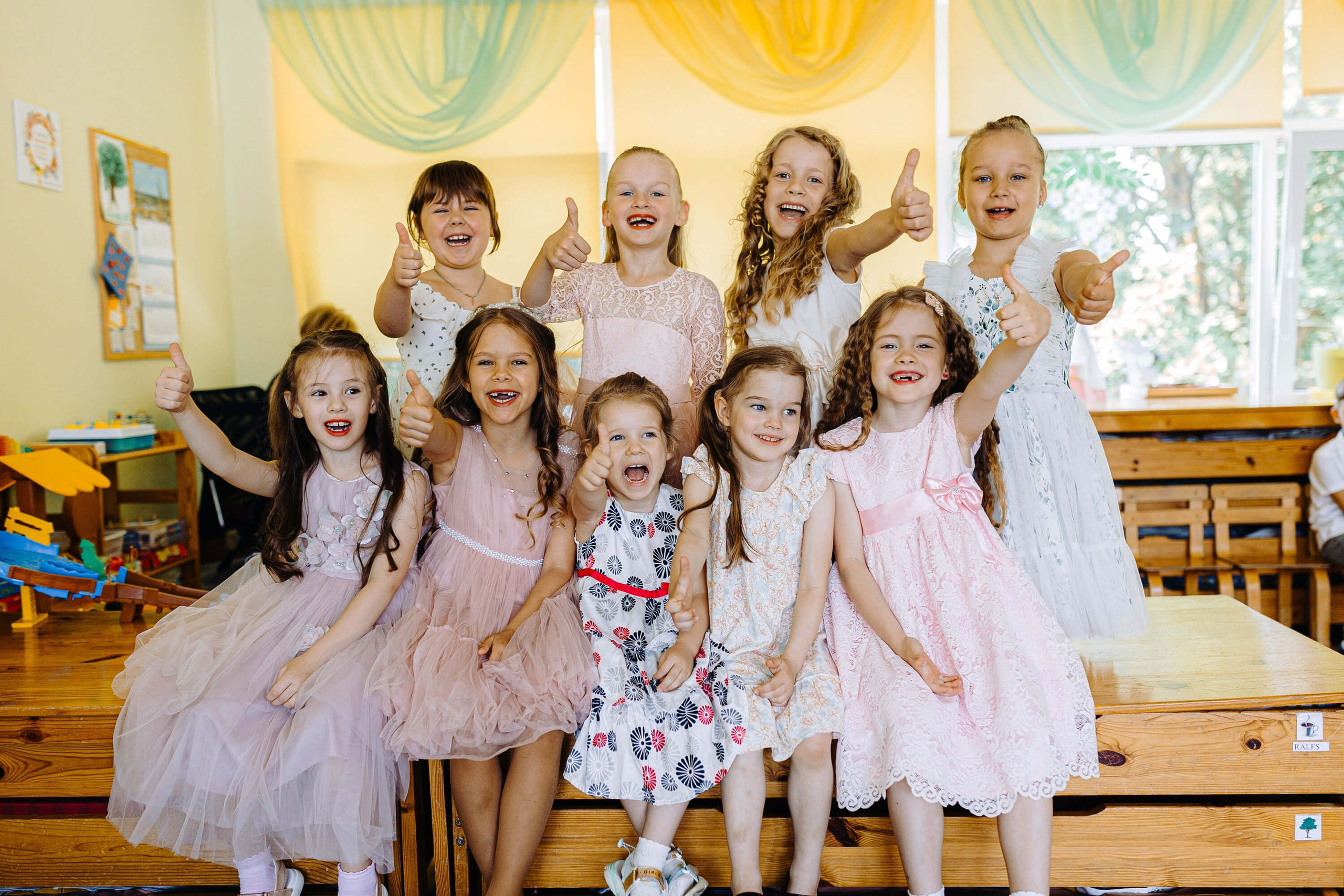Bērnudārza grupas fotosesija