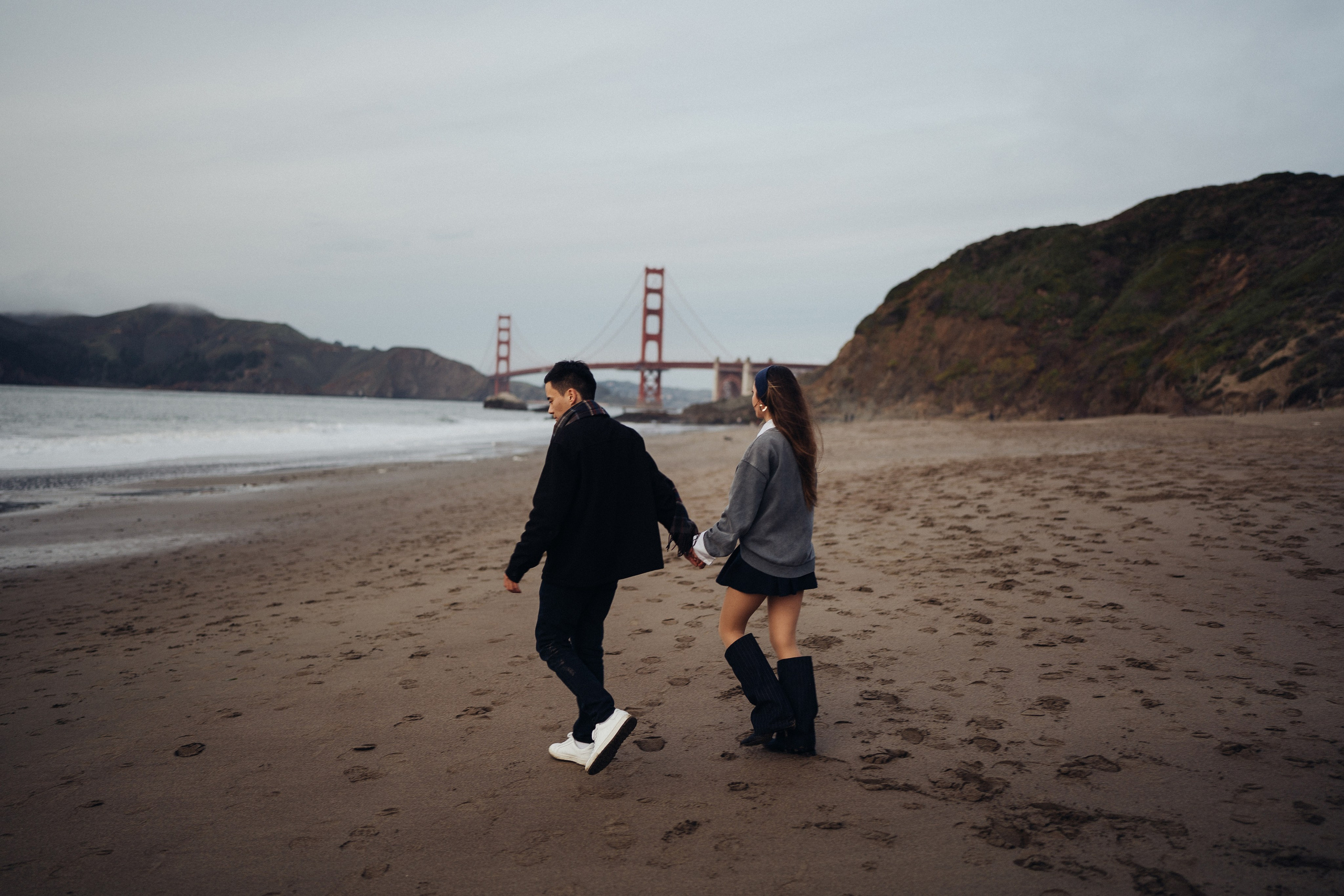 Couple Session at Torpedo Wharf and Baker Beach. Soulo Photography | San Francisco Bay Area Based Photographer
