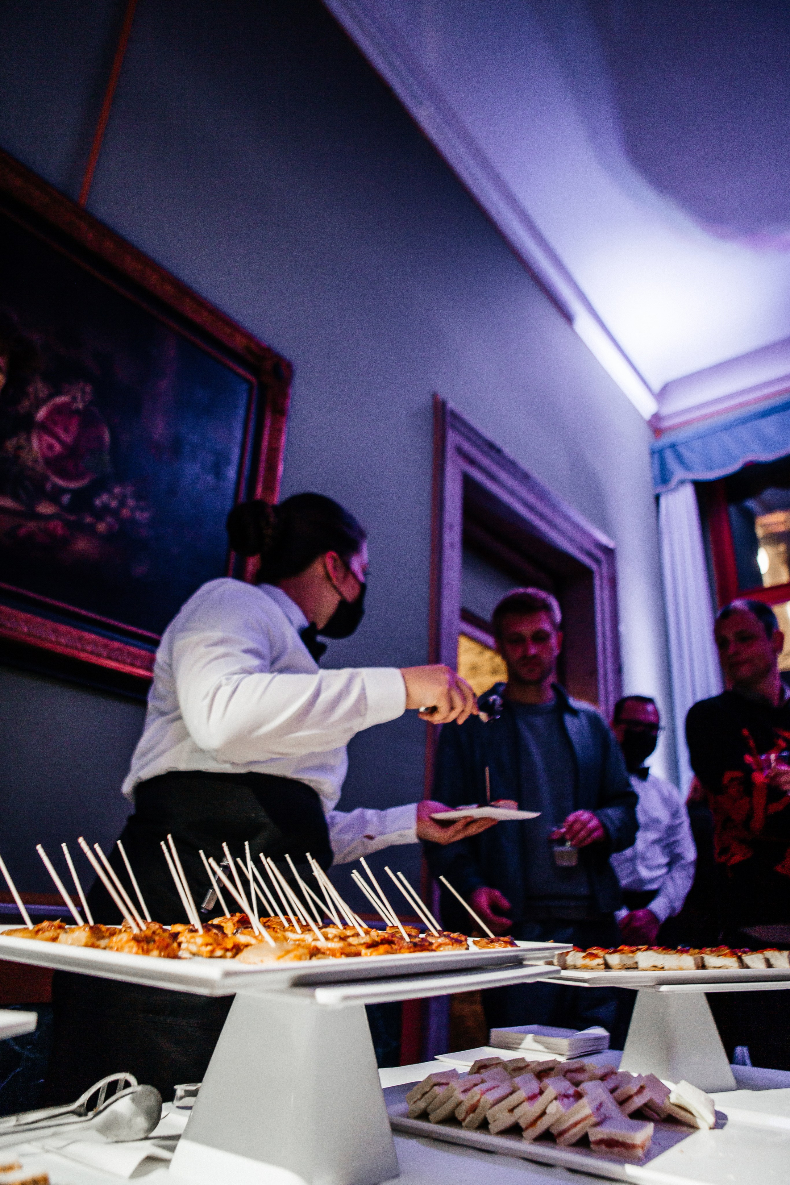 The wonderful party in the ancient palazzo of Venice