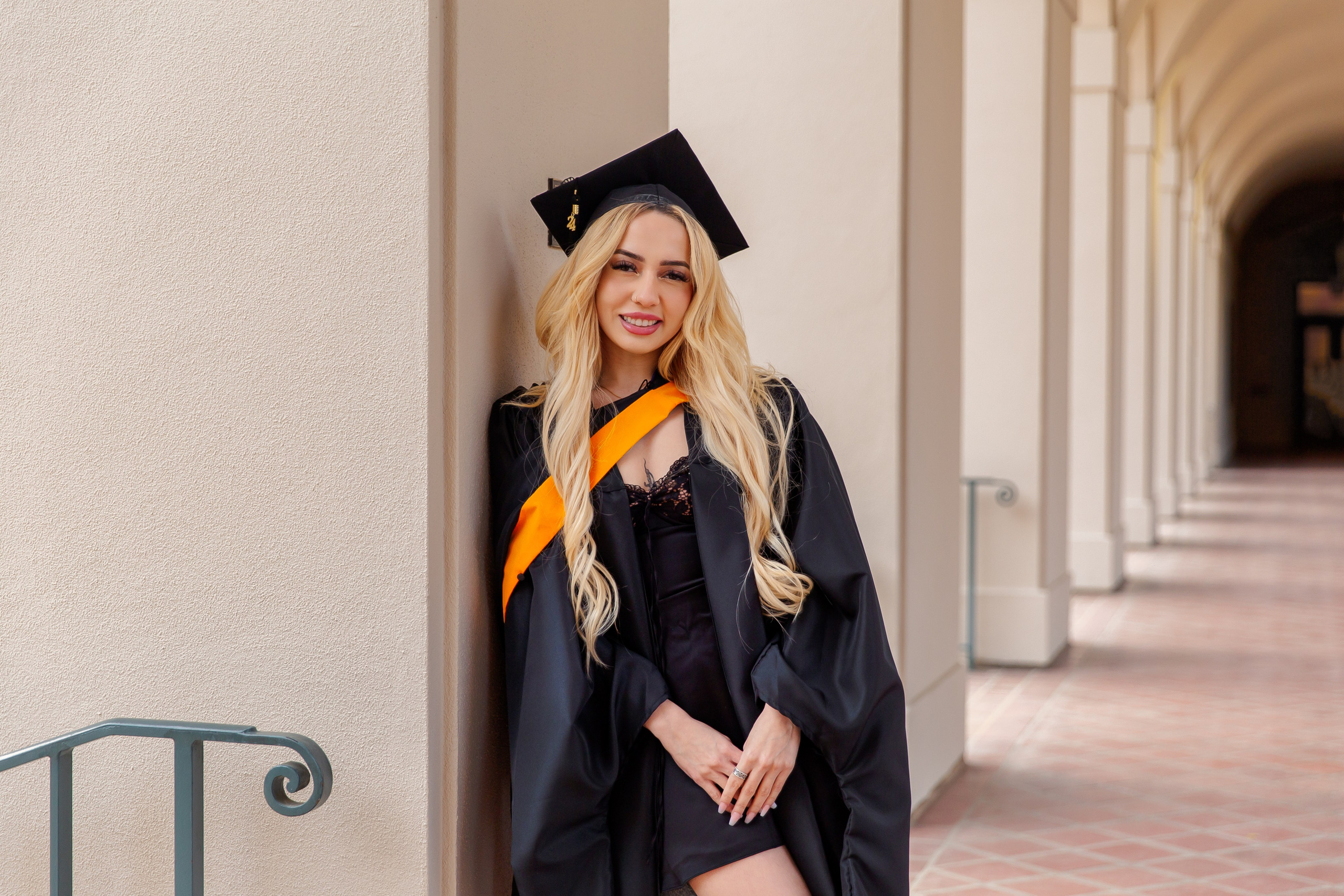 Pasadena City Hall Graduation. Los Angeles portrait photographer Valeria Kasatkina