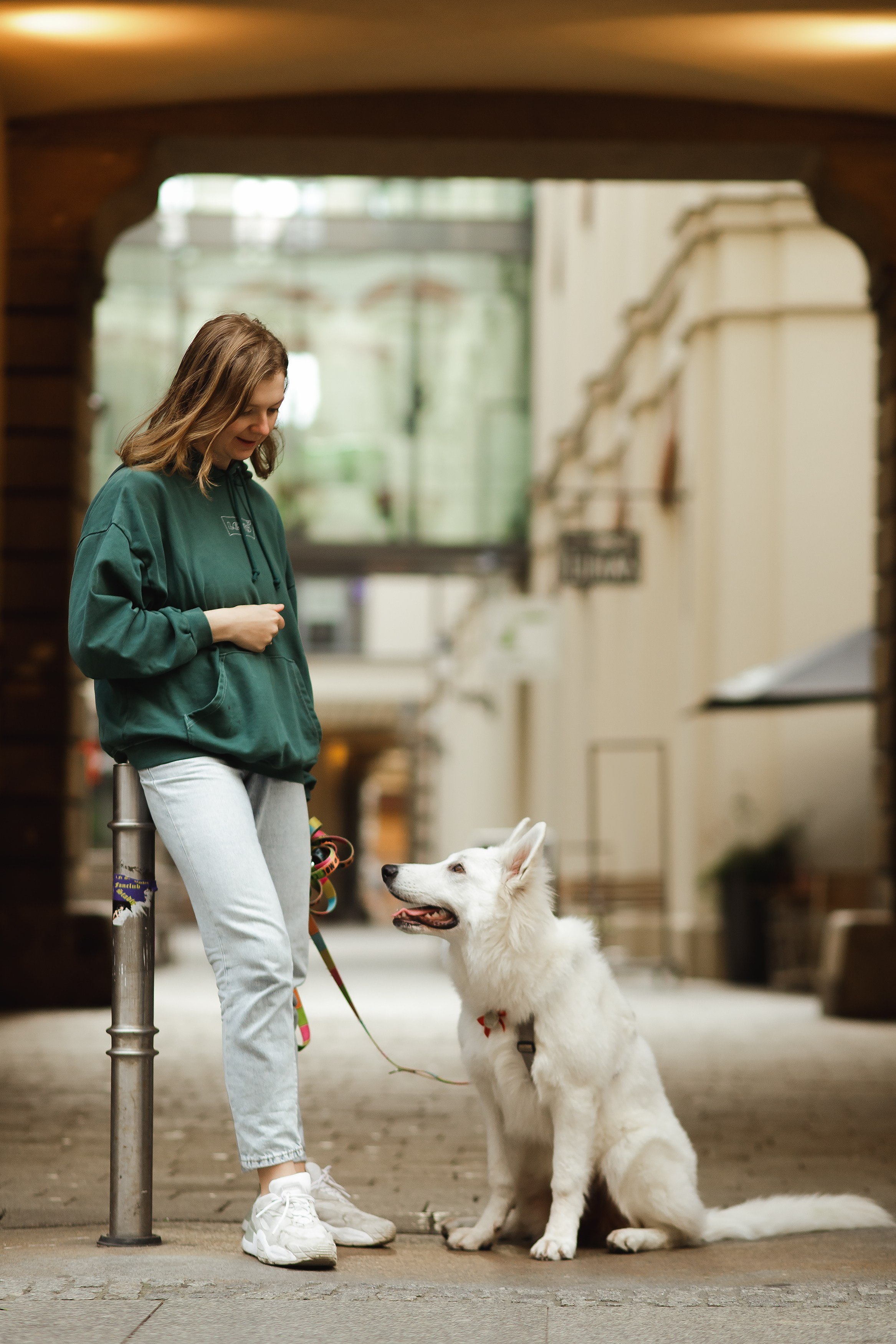 Astra in Leipzig. Kaja | fotograf we Wrocławiu | ludzie i psy