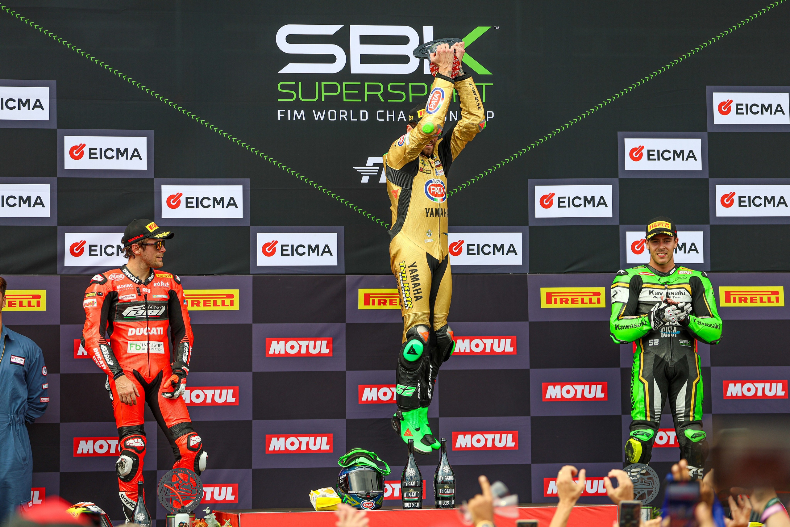 Supersport podium Estoril Portugal WorldSBK