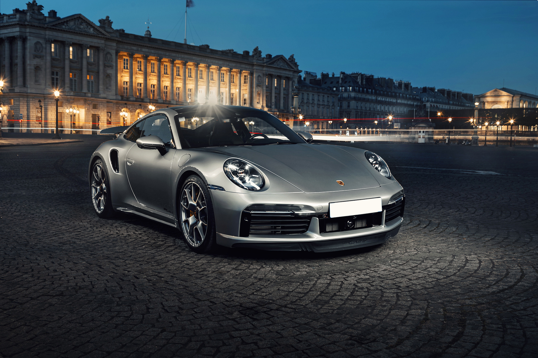 Porsche 911 Turbo S. Photographe de voitures à Paris — Vitalii Motruk