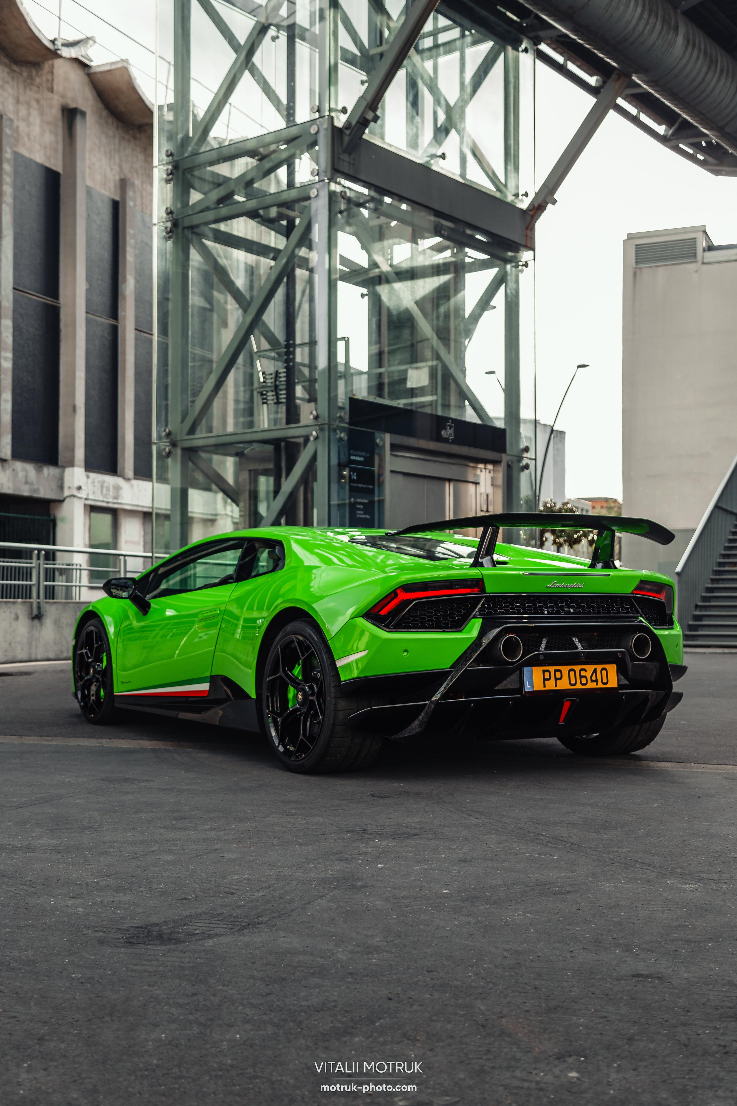 Lamborghini Huracan. Photographe de voitures à Paris — Vitalii Motruk