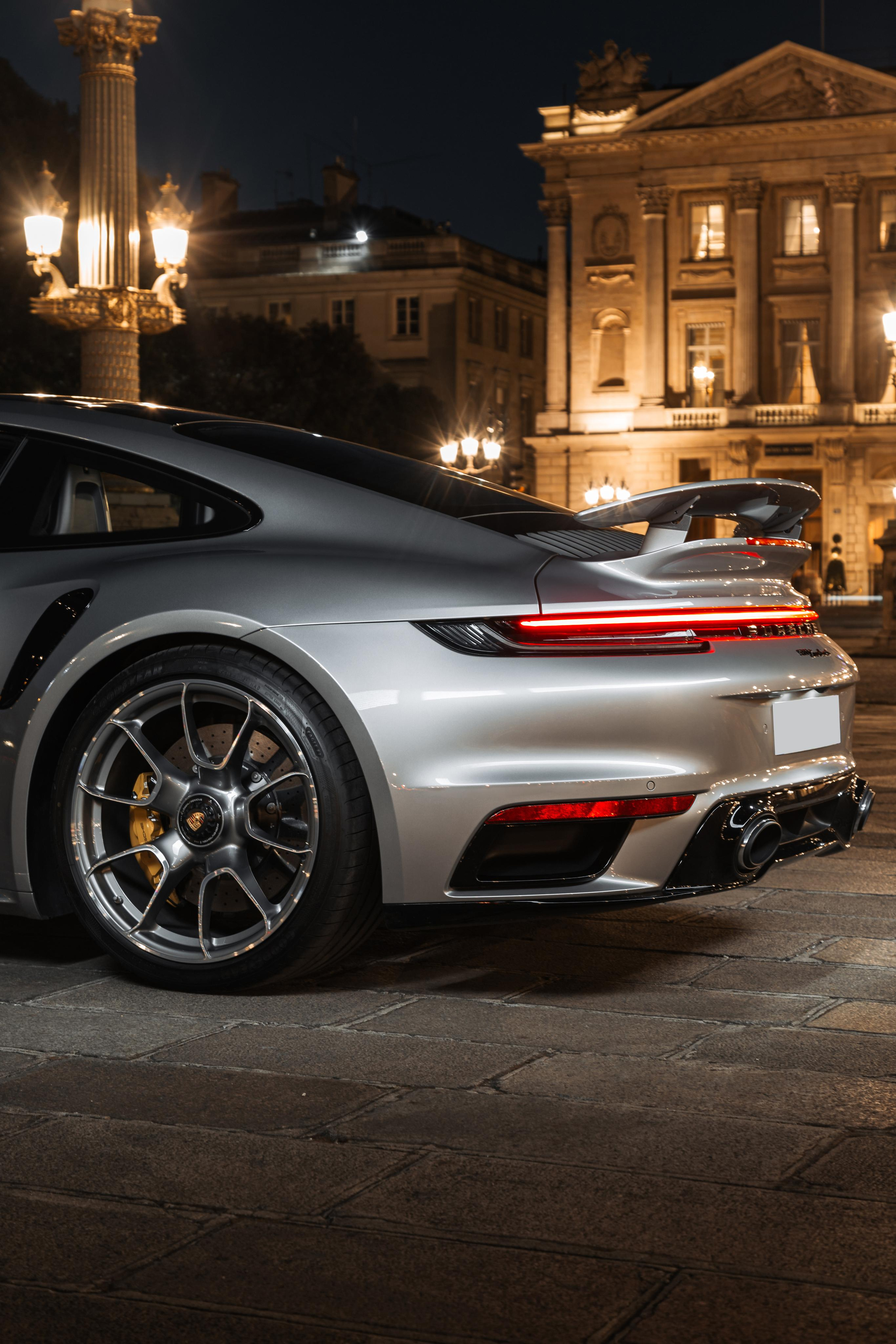 Porsche 911 Turbo S. Photographe de voitures à Paris — Vitalii Motruk