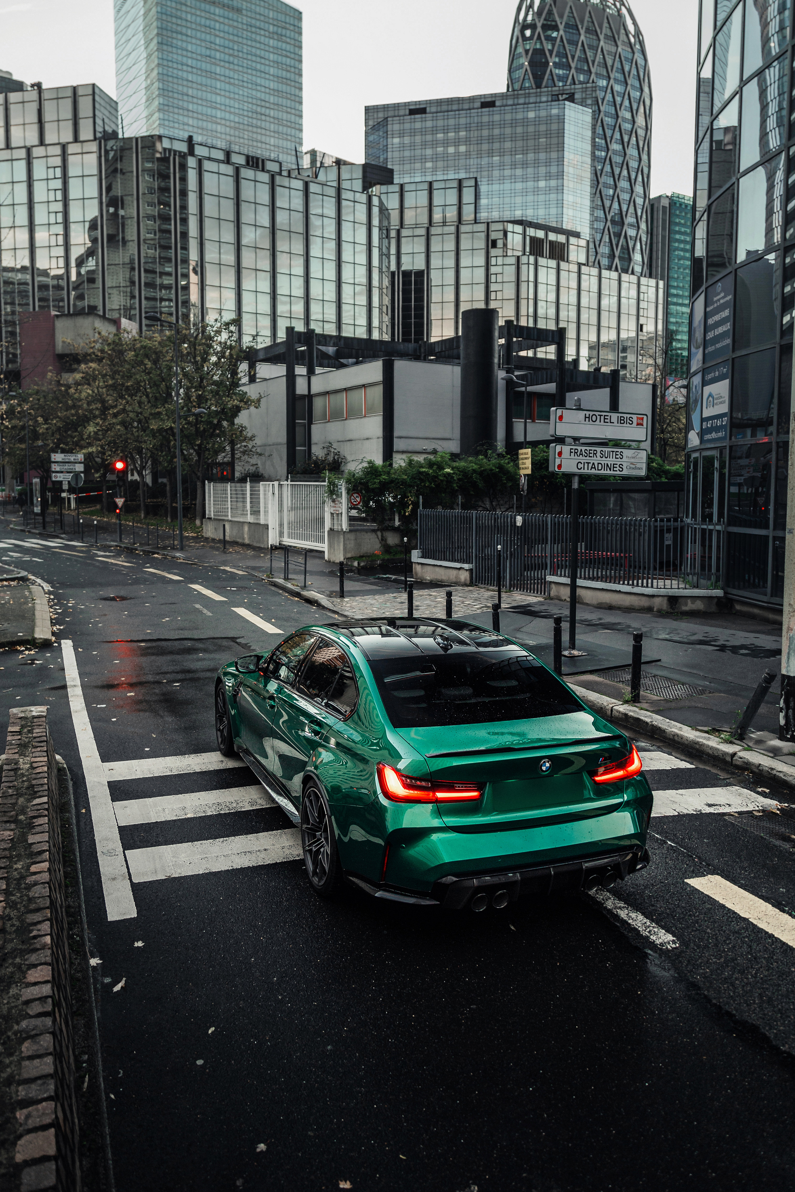 BMW M3 Competition. Photographe de voitures à Paris — Vitalii Motruk