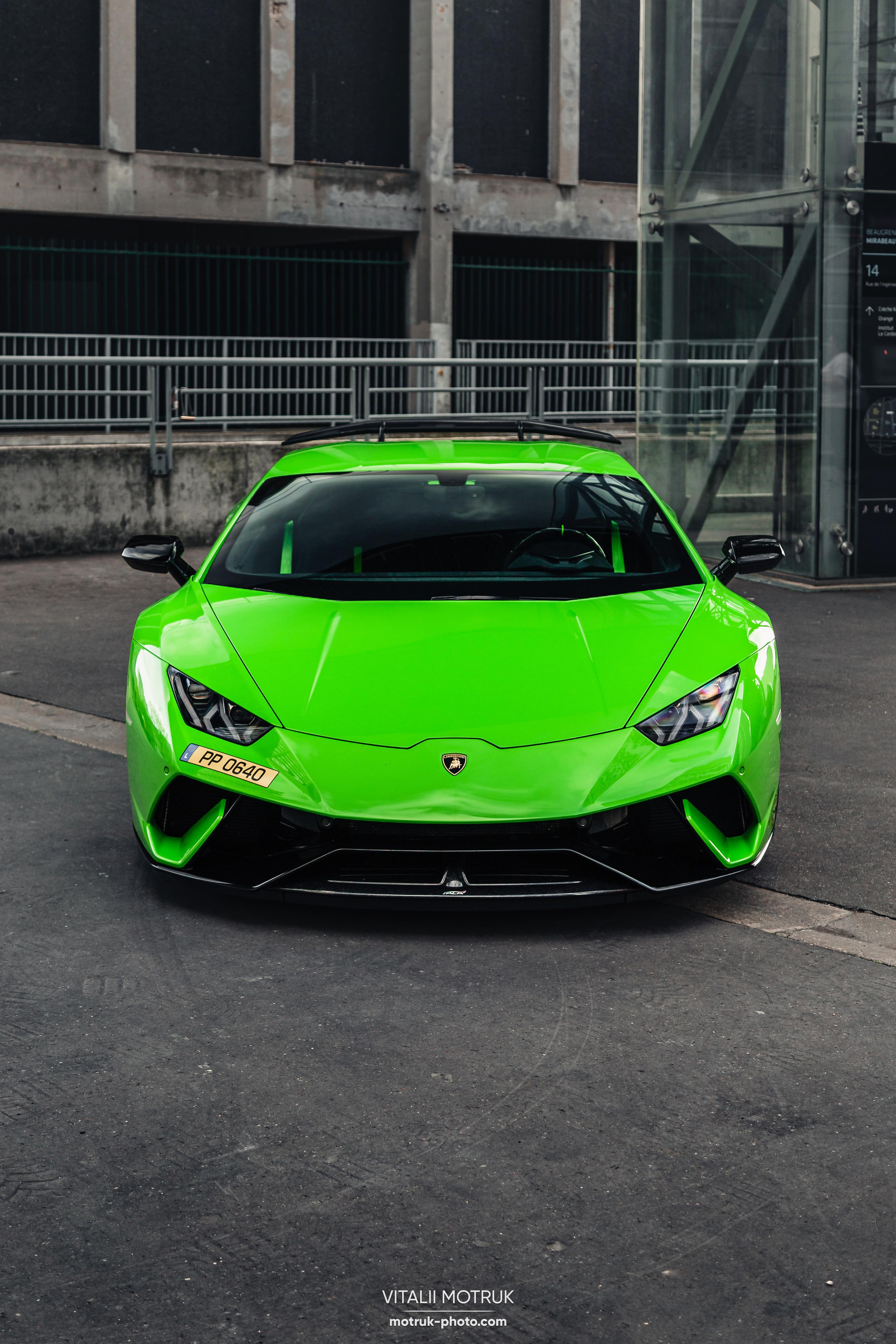 Lamborghini Huracan. Photographe de voitures à Paris — Vitalii Motruk