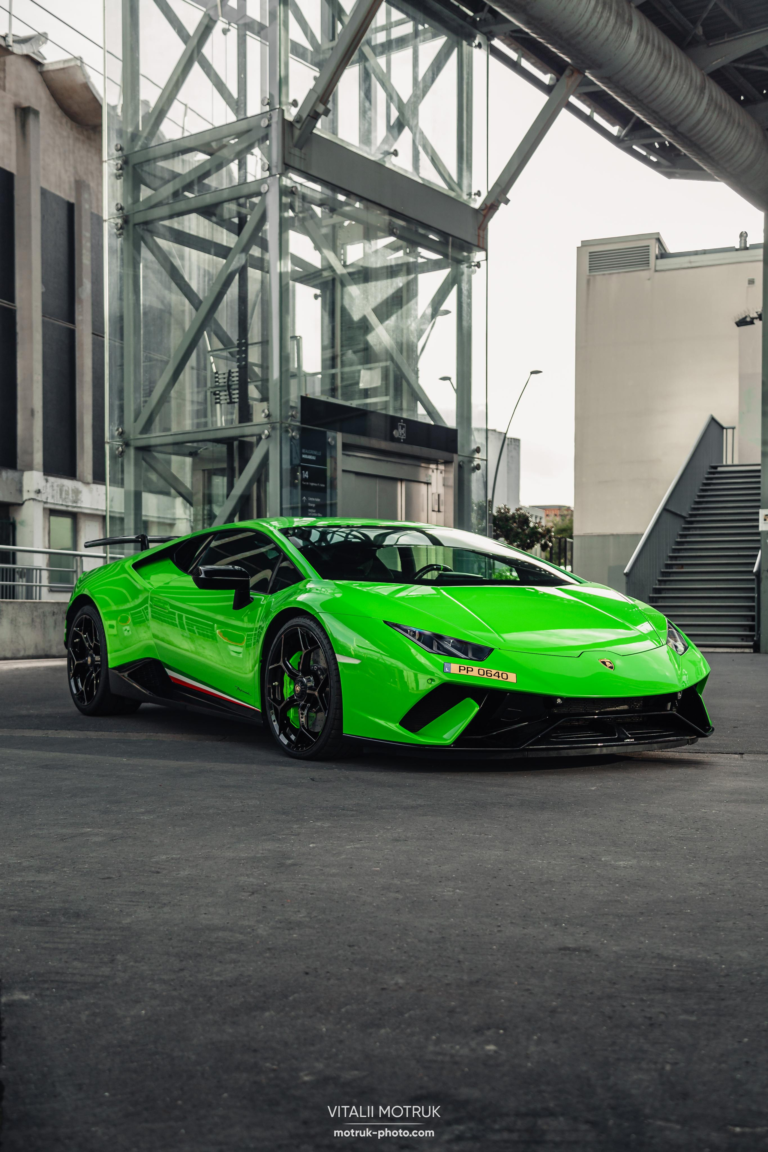 Lamborghini Huracan. Photographe de voitures à Paris — Vitalii Motruk