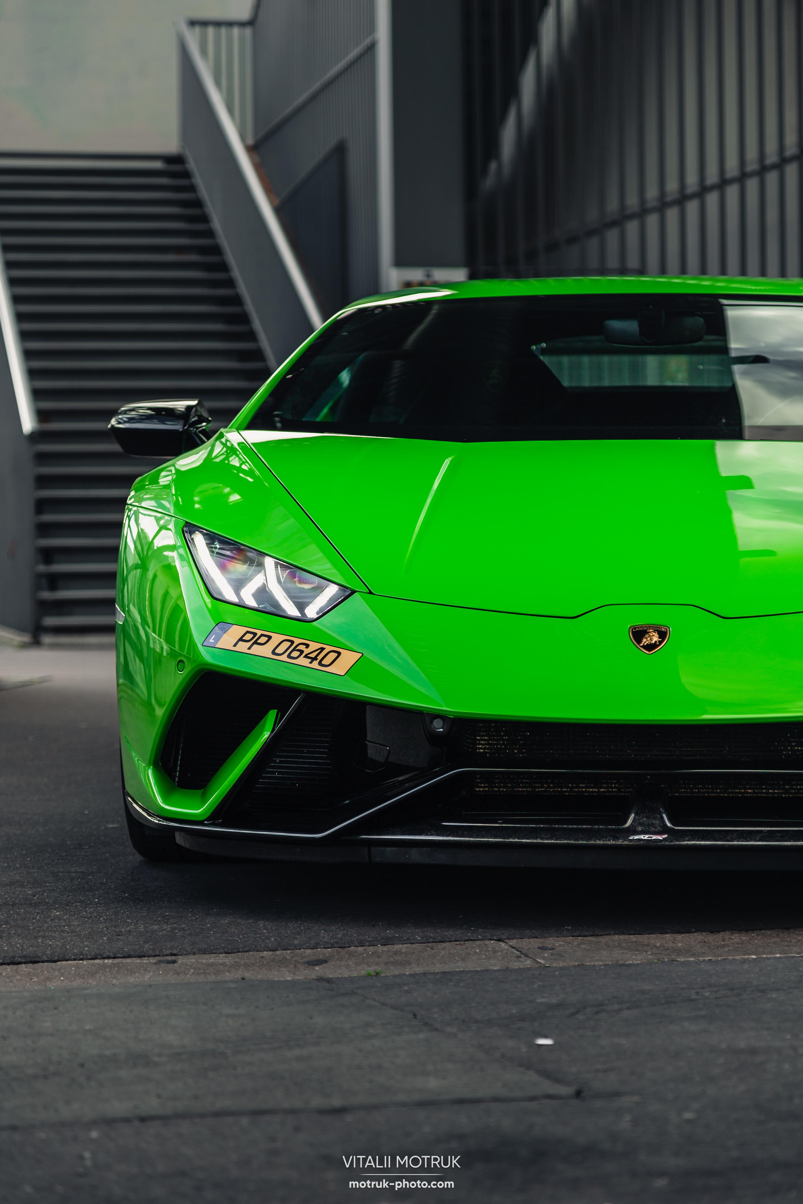 Lamborghini Huracan. Photographe de voitures à Paris — Vitalii Motruk