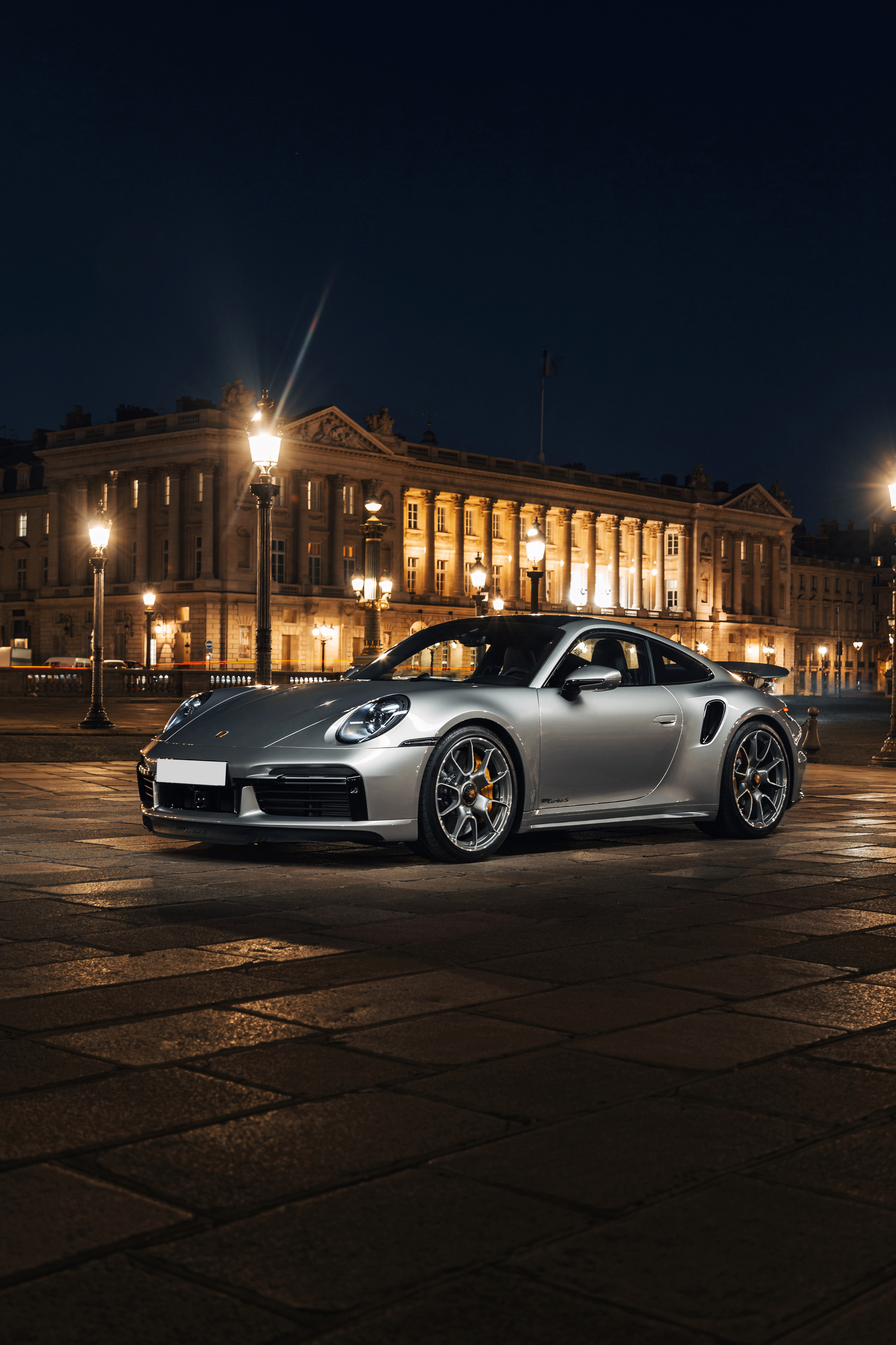 Porsche 911 Turbo S. Photographe de voitures à Paris — Vitalii Motruk