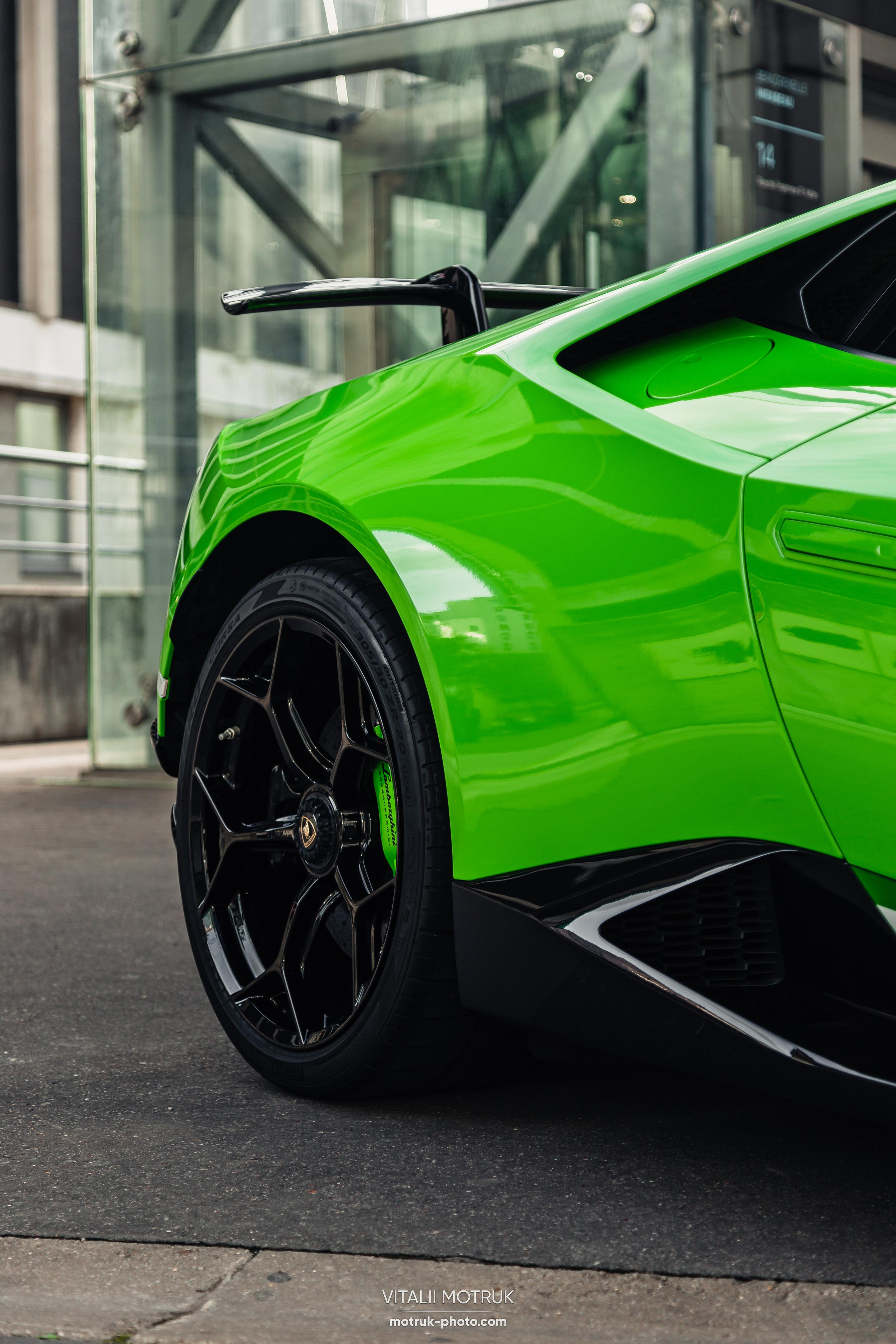 Lamborghini Huracan. Photographe de voitures à Paris — Vitalii Motruk
