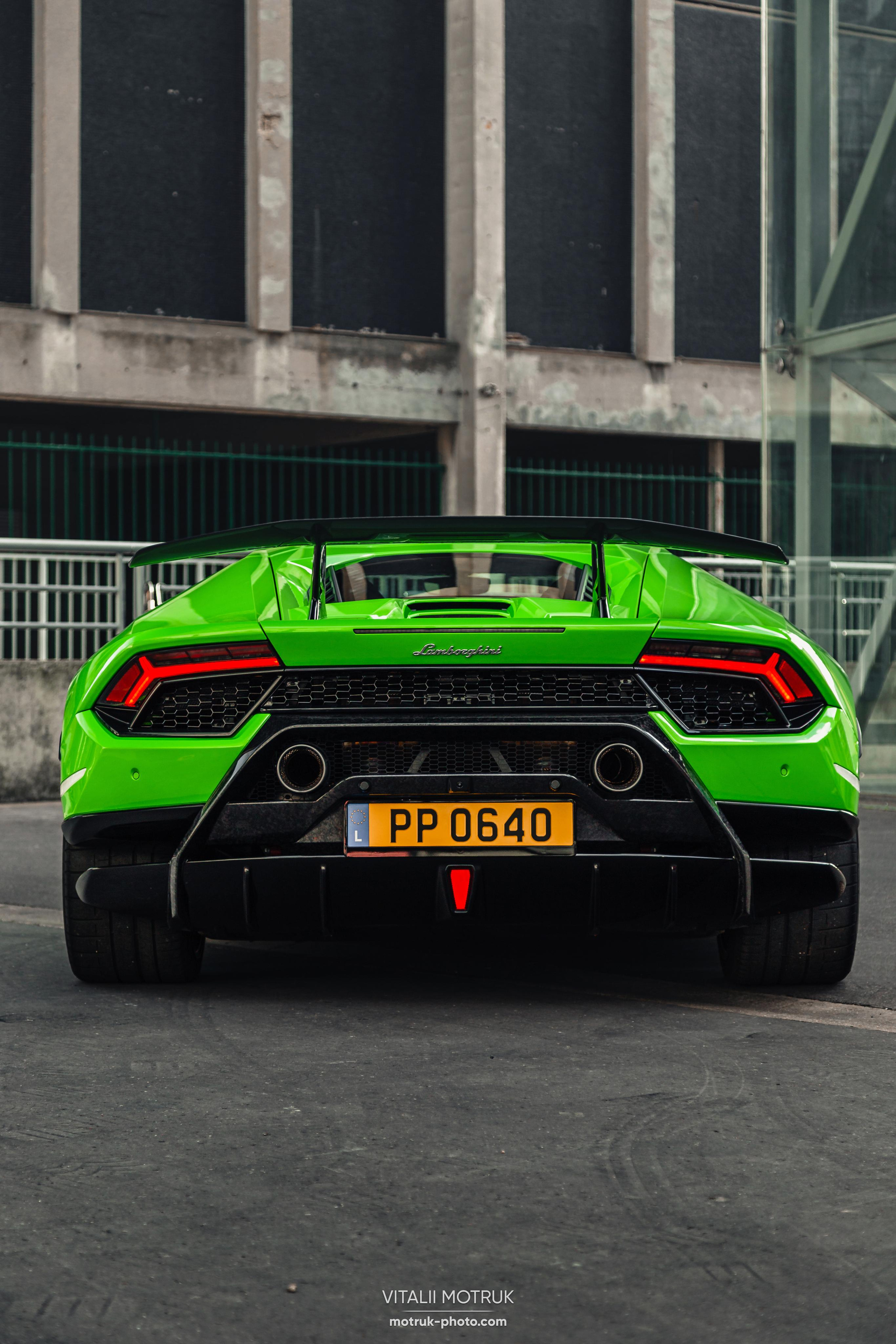 Lamborghini Huracan. Photographe de voitures à Paris — Vitalii Motruk