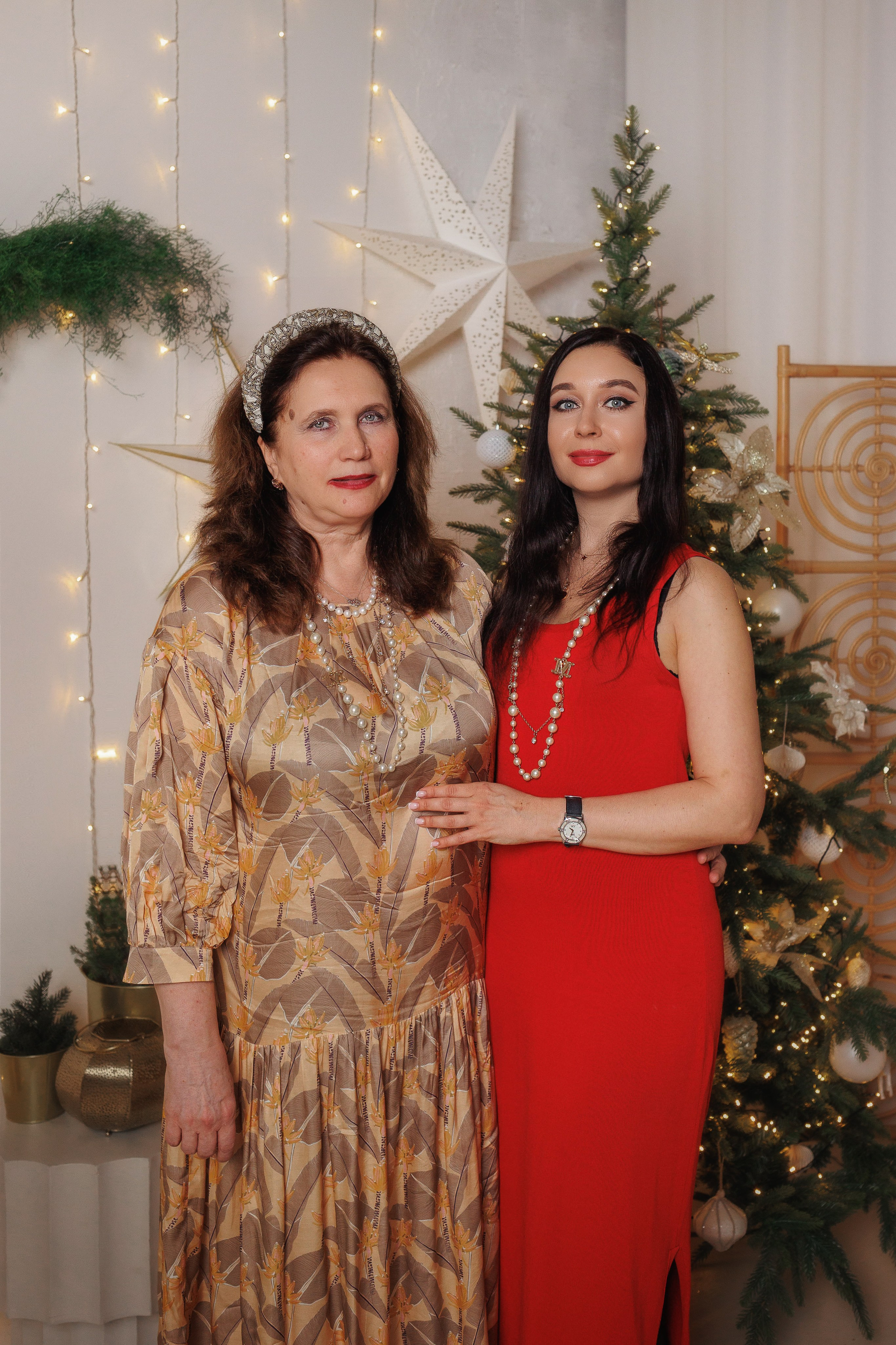 Christmas photo shoot for a large family. Family photographer in Vilnuis Svetlana Naumova