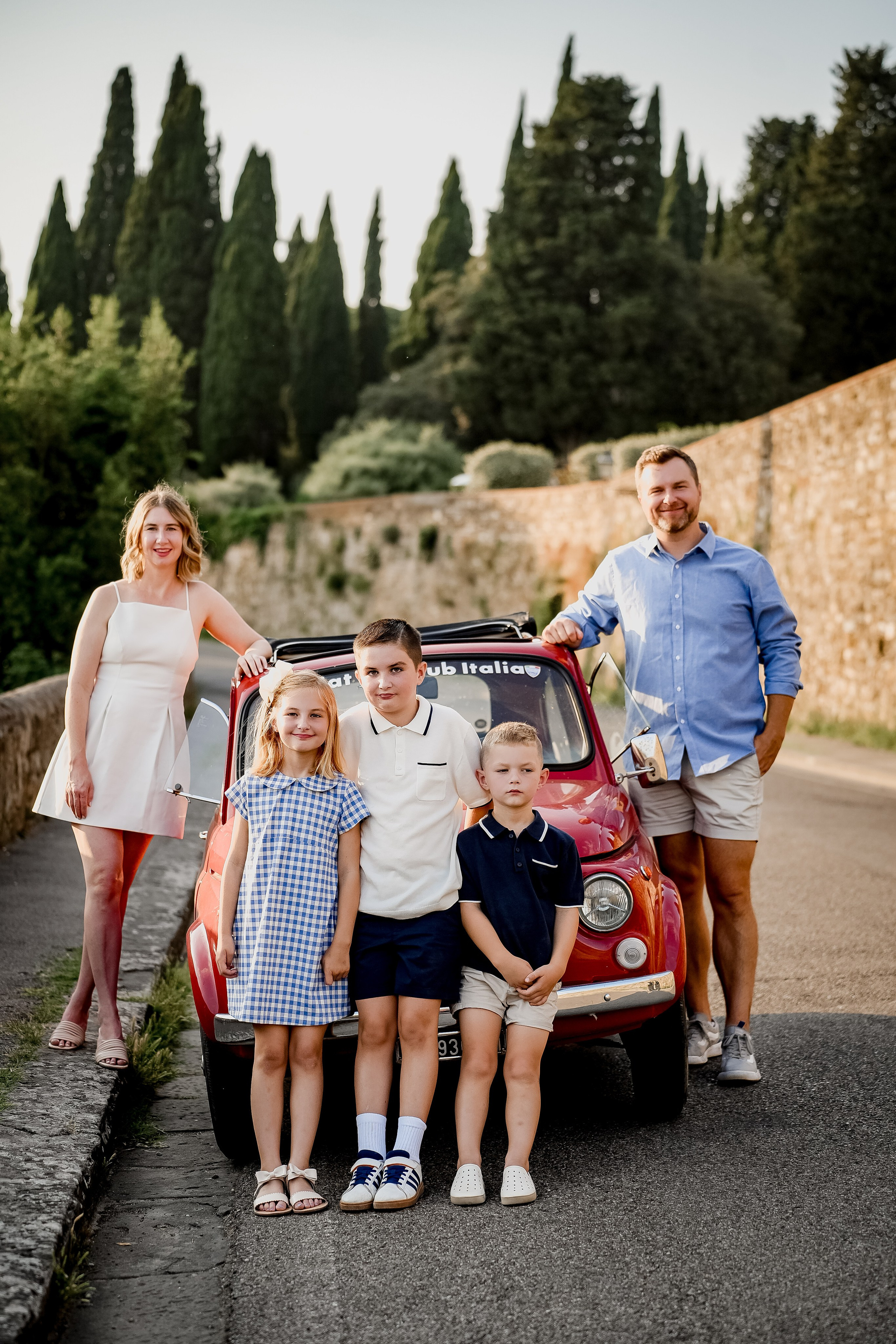 Mandy and Family. Wedding Photographer in Italy