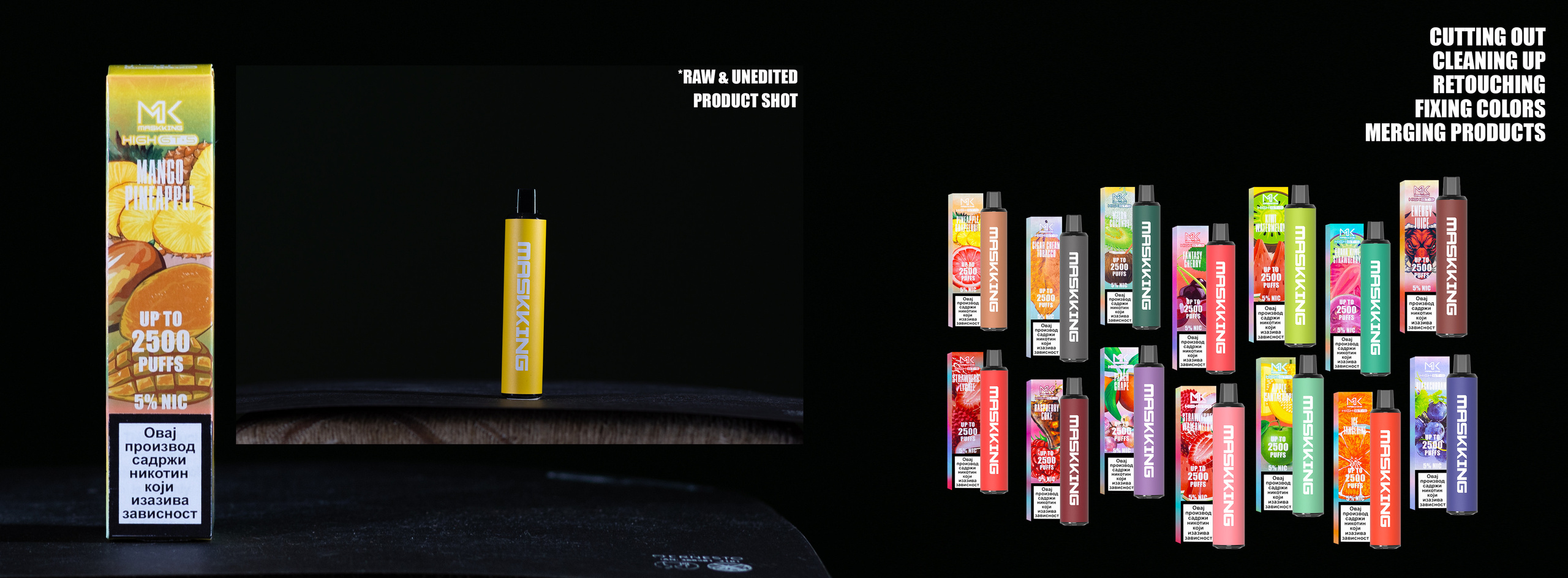 Maskking - E-Cigarette and Vape. Mark Smilyanic | Portrait and Adventure Photographer from Belgrade