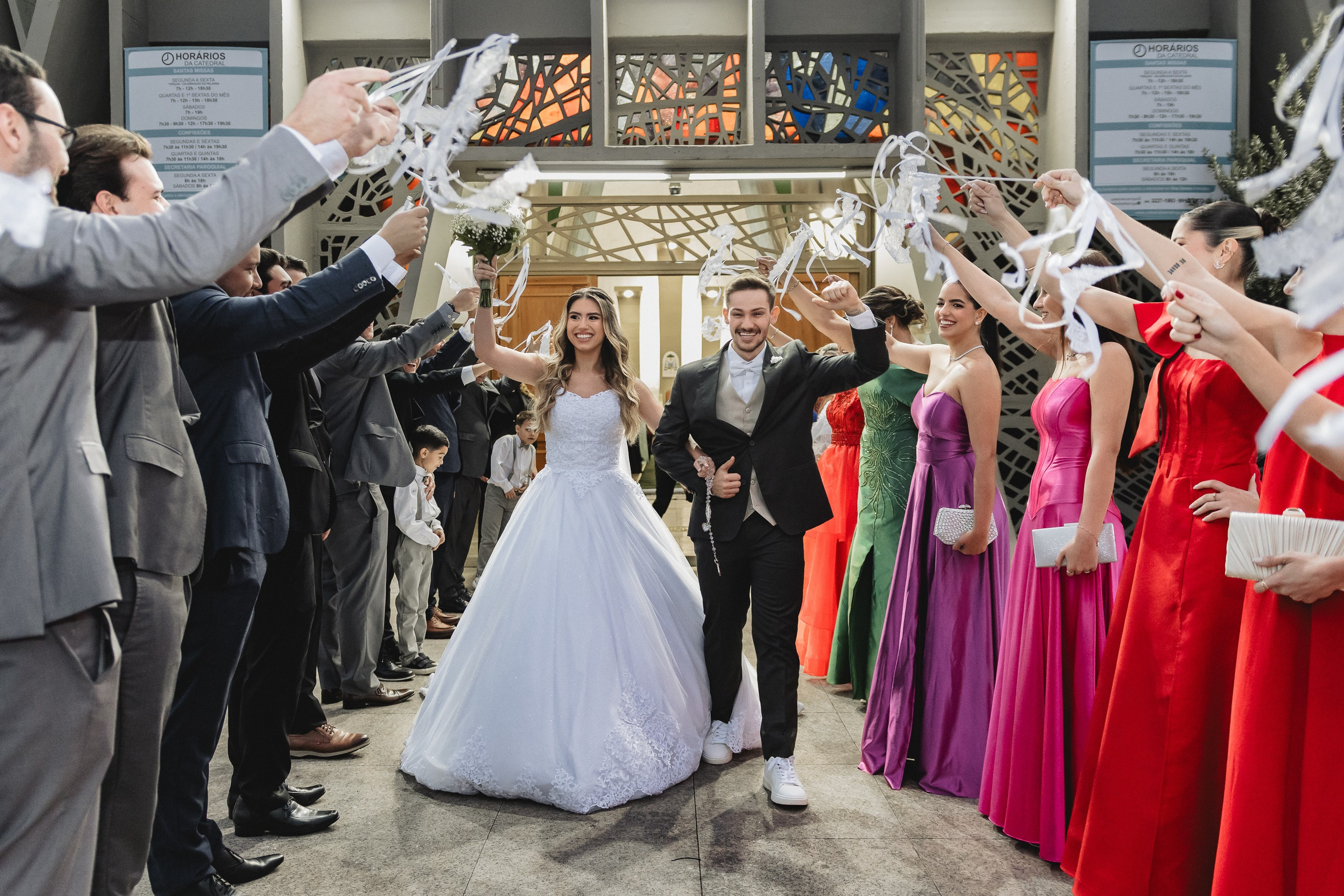 Heloisa e Andre casamento na catedral de maringa. Fotografo de casamento I Claudinei Moura