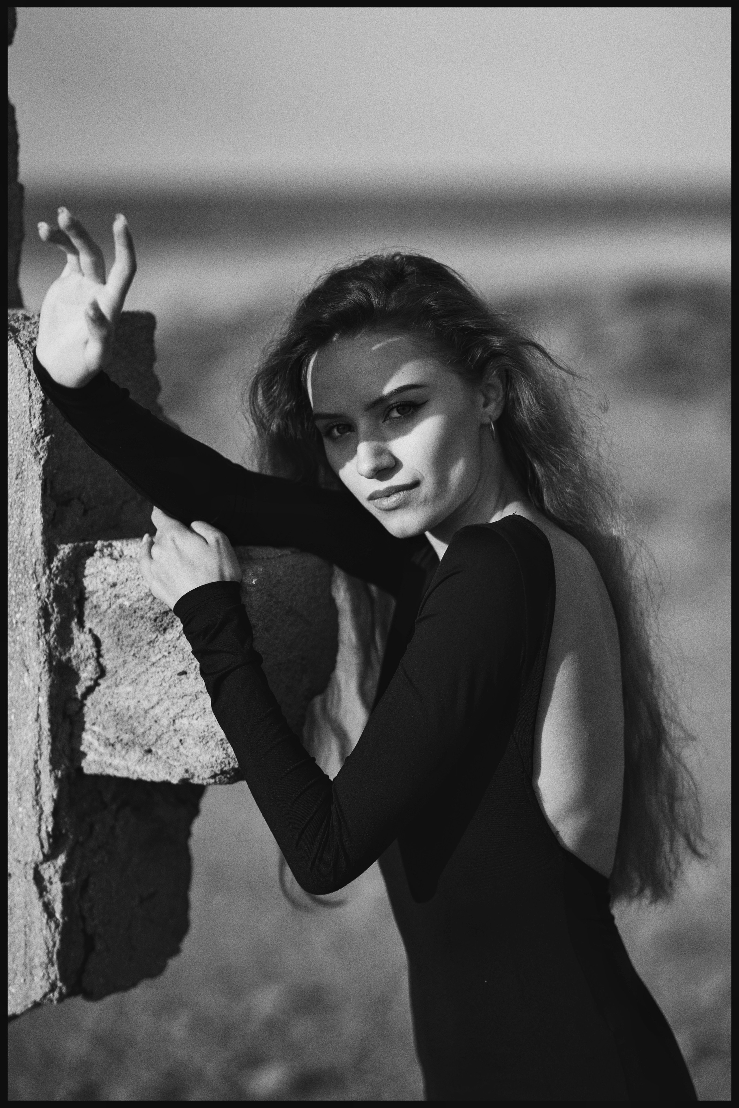 Ч/Б. Наргиз Сулейманова - Фотограф в Азербайджане