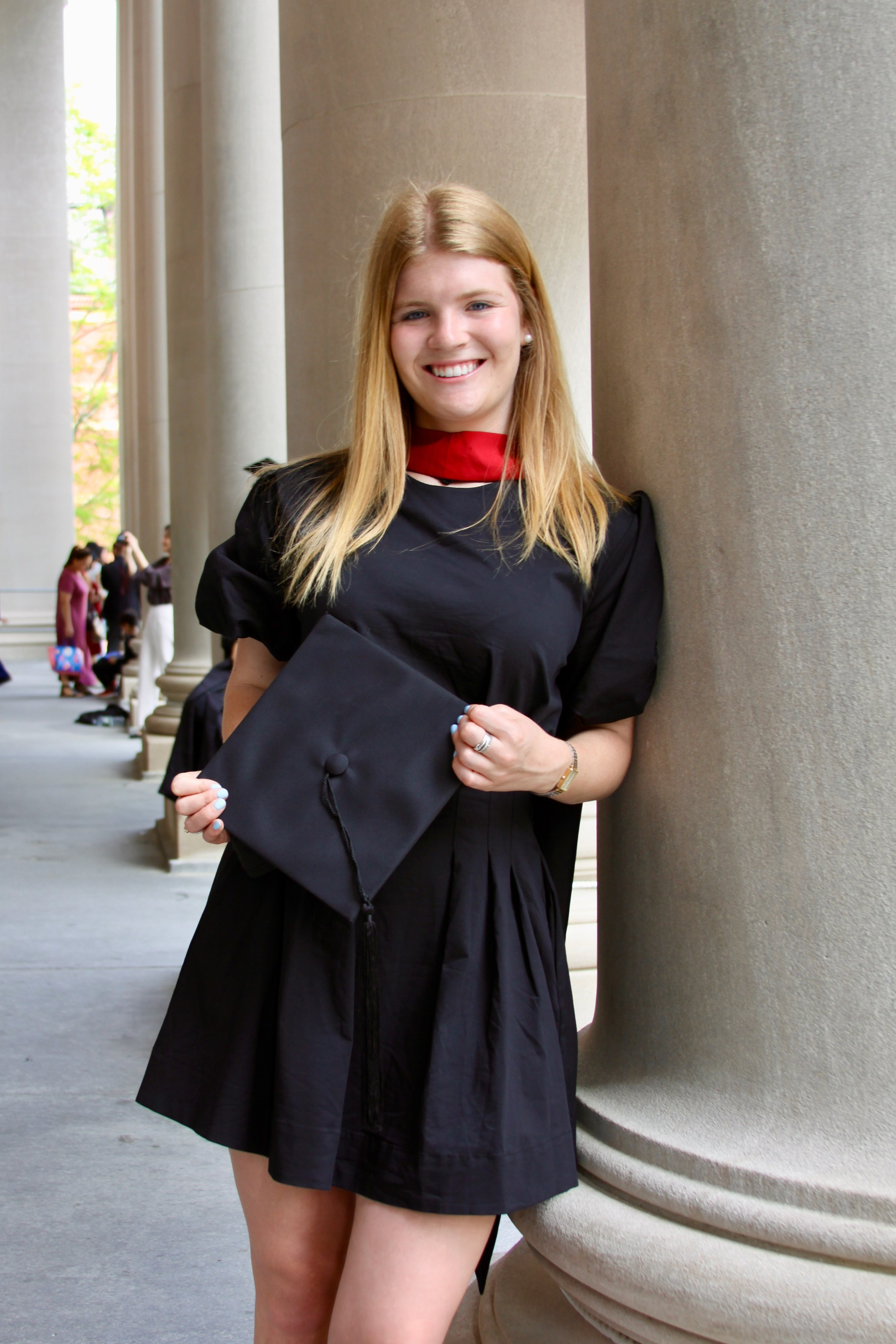 Masters graduation with Talia (group shoot). Kelly Sang, graduation and portrait photographer in Boston